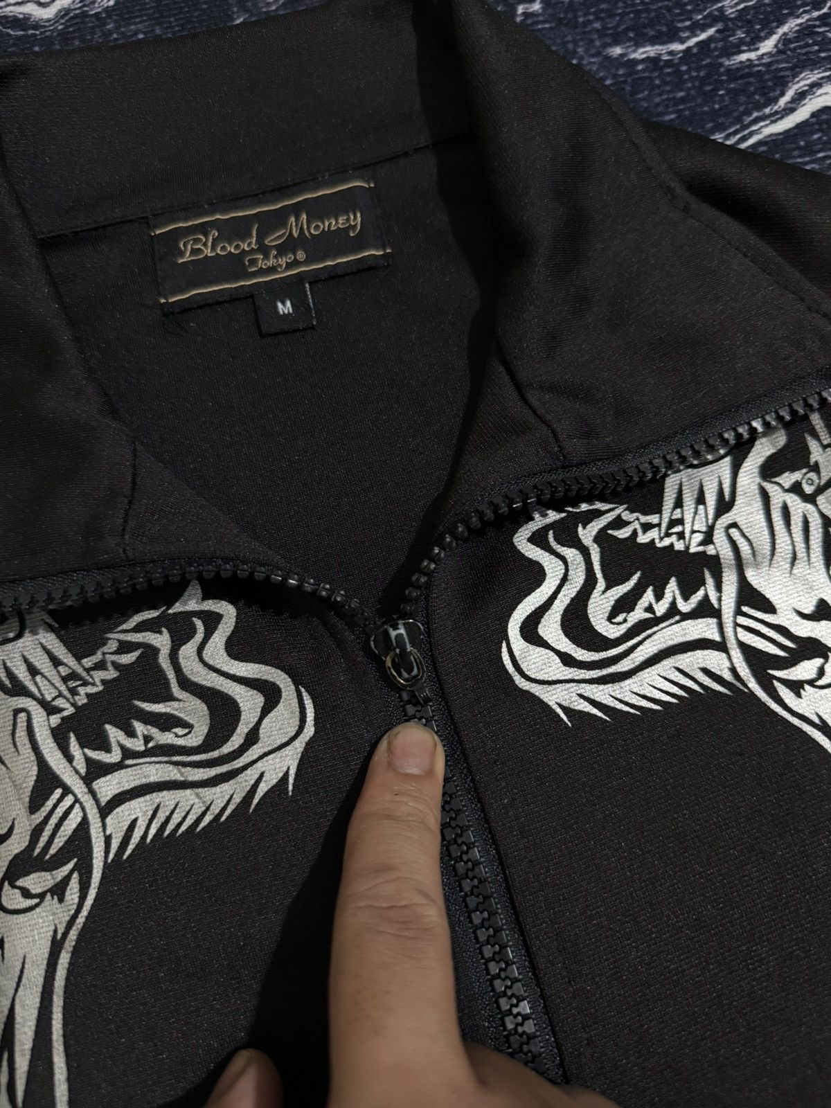 Japanese Brand Vintage blood money tokyo tracktop & trackpants Size US M / EU 48-50 / 2 - 3 Thumbnail