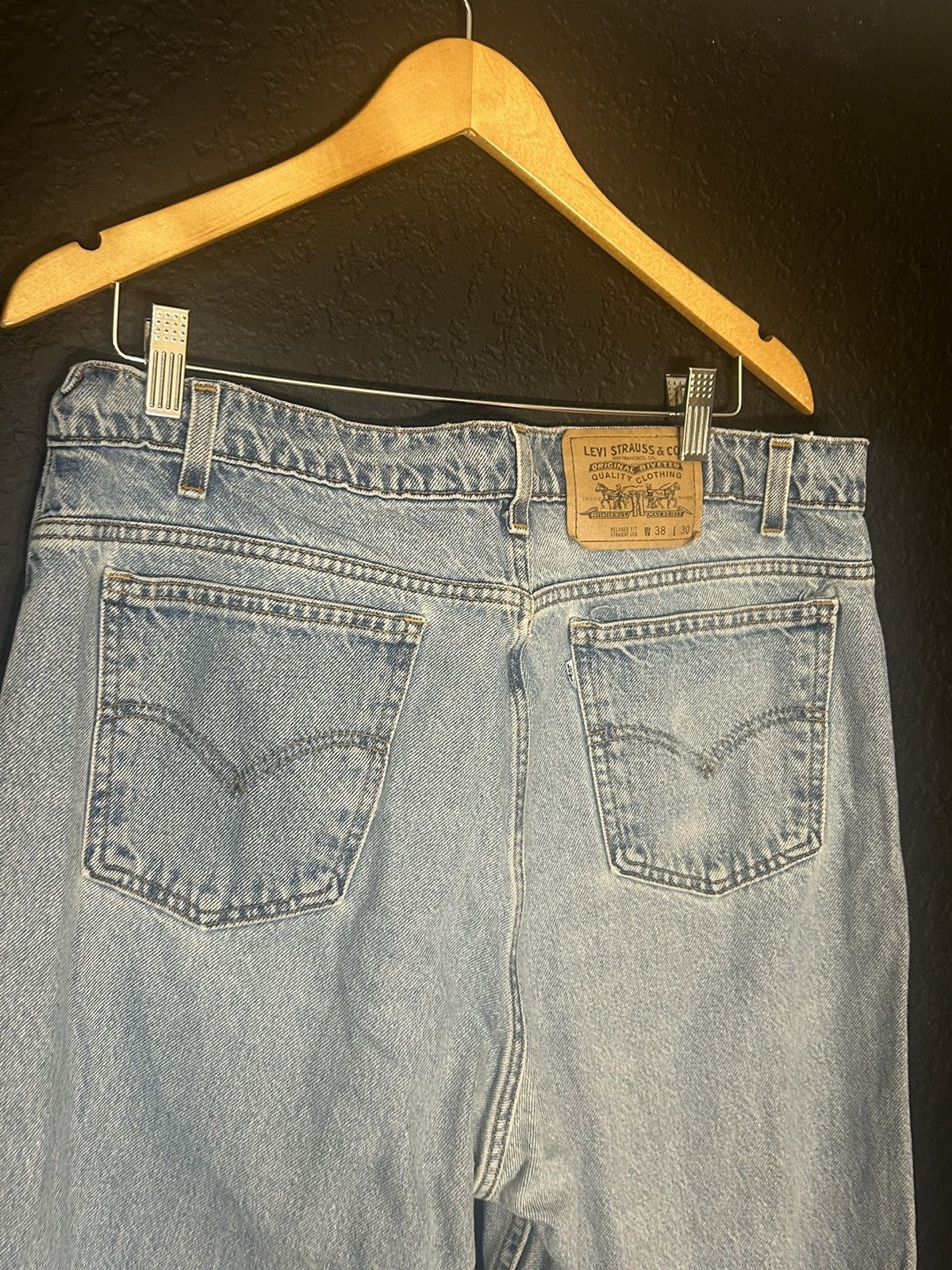 Levi's Levi’s White Tab Relax Fit Straight Leg Jeans Size US 38 / EU 54 - 8 Thumbnail