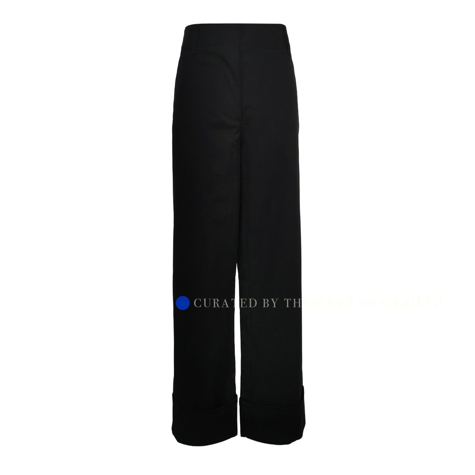 Prada Sleek Black Cotton Casual Pants in Size 28 Size US 28 / EU 44 - 1 Thumbnail