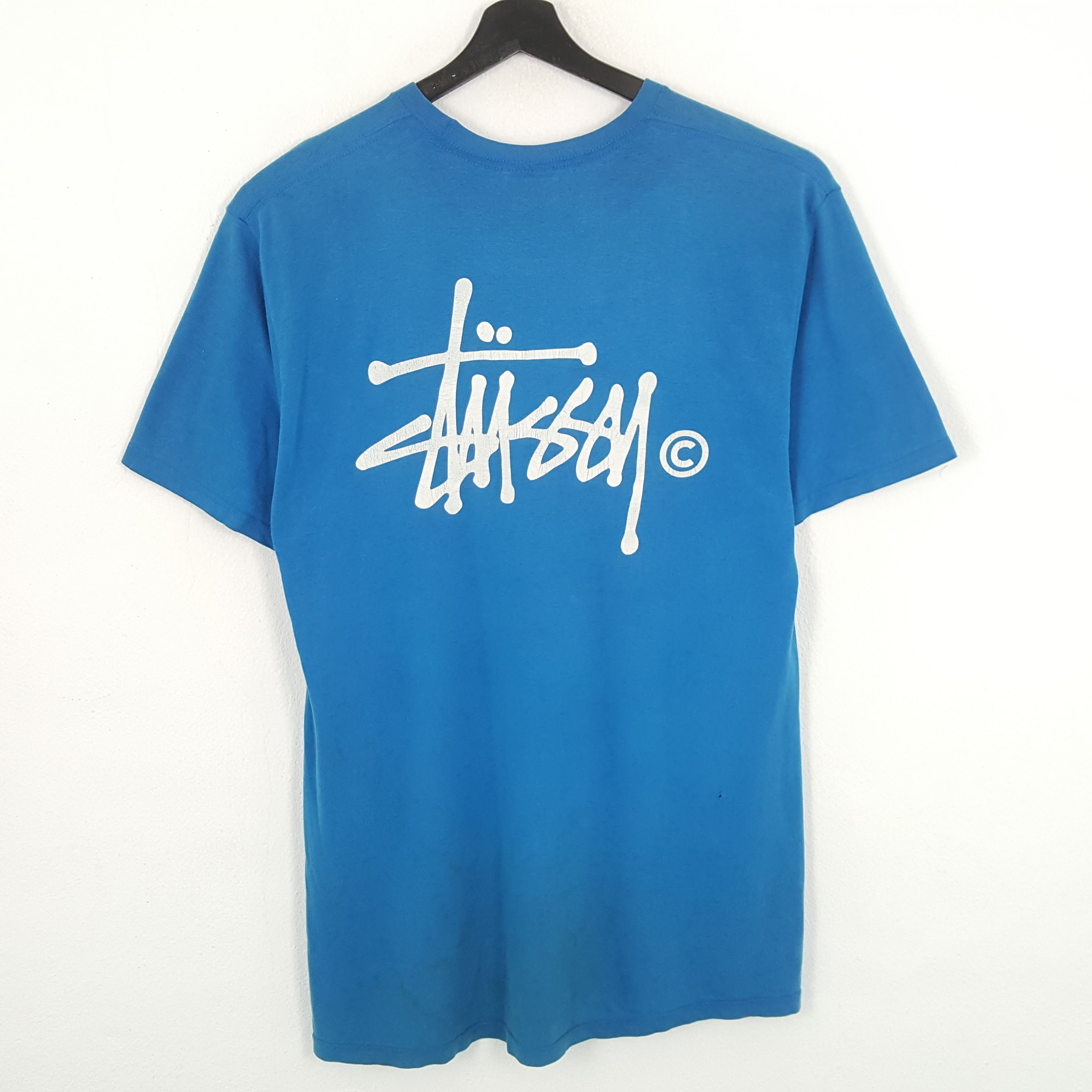 Stussy × Vintage STUSSY Tshirt Streetwear Skateboard Style Size US L / EU 52-54 / 3 - 1 Thumbnail