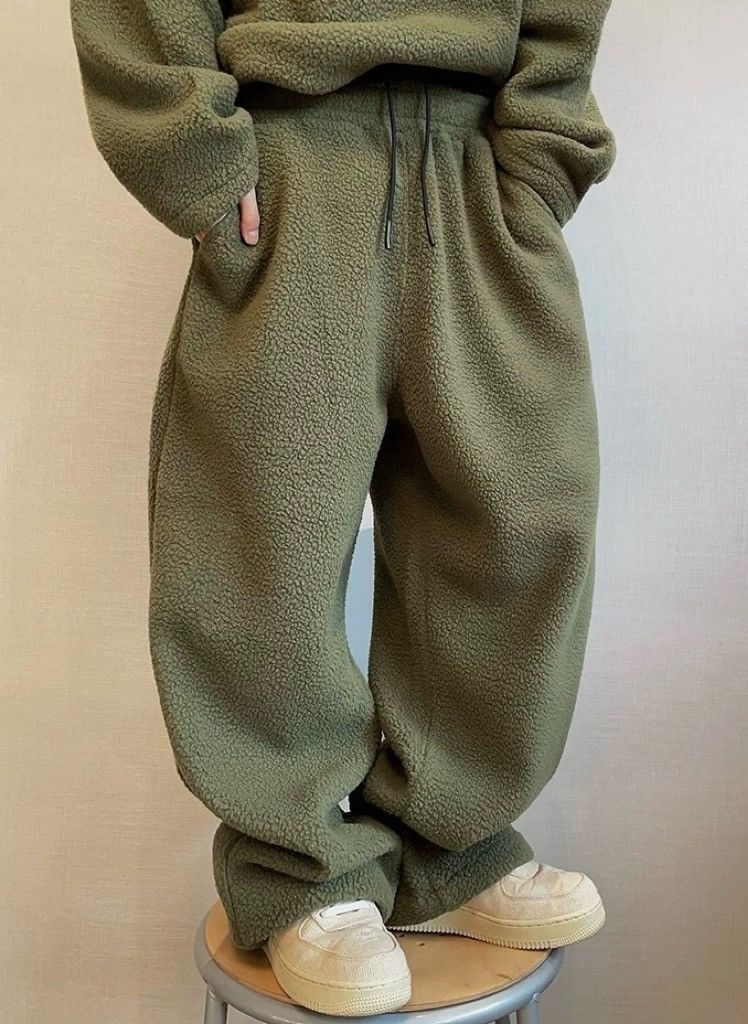 Japanese Brand × Vintage Outdoor retro cleanfit fuzzy fleece baggy pants Size US 30 / EU 46 - 5 Thumbnail