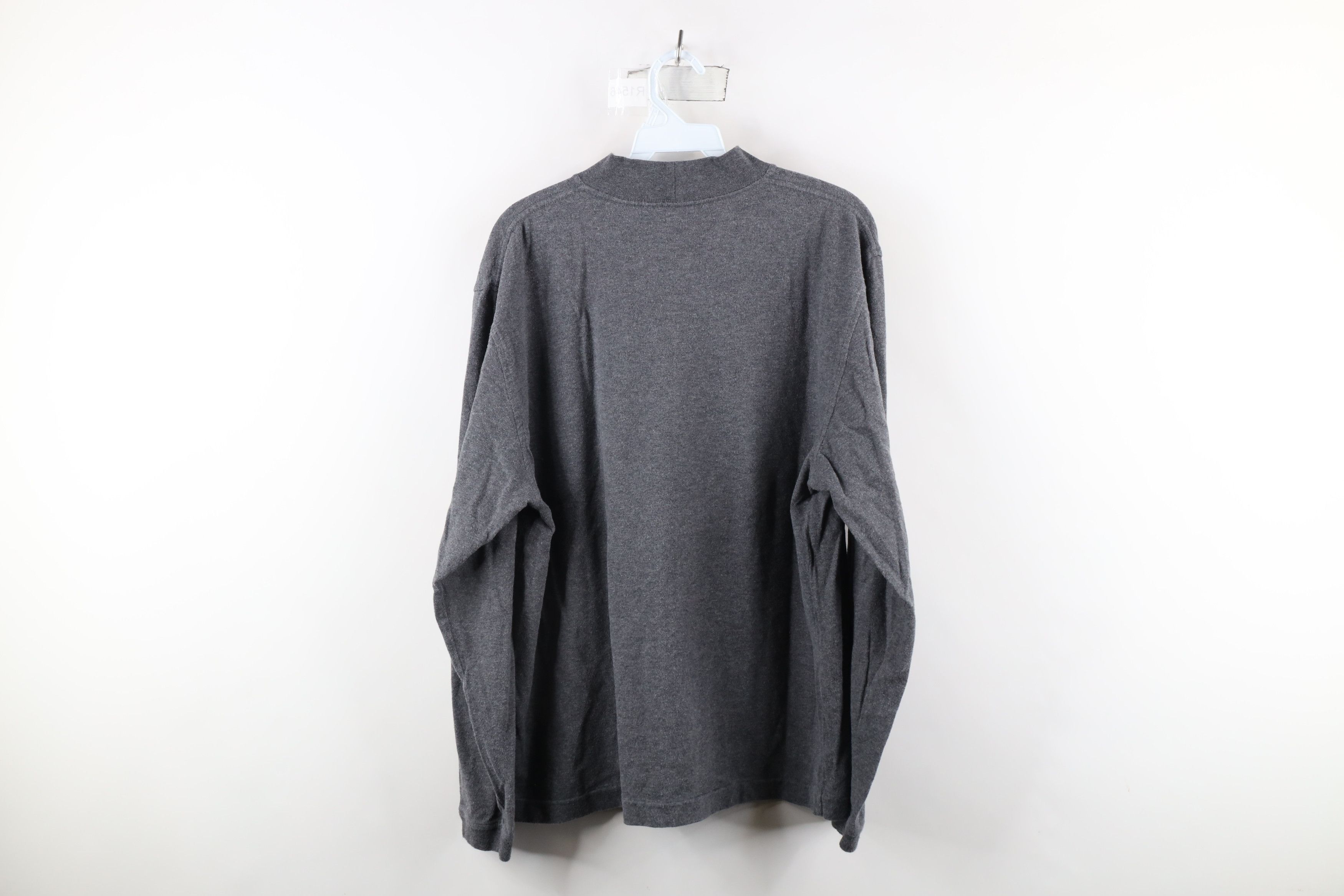 Brooks Brothers × Vintage Vintage 90s Brooks Brothers Mock Neck Long Sleeve T-Shirt Size US L / EU 52-54 / 3 - 5 Thumbnail