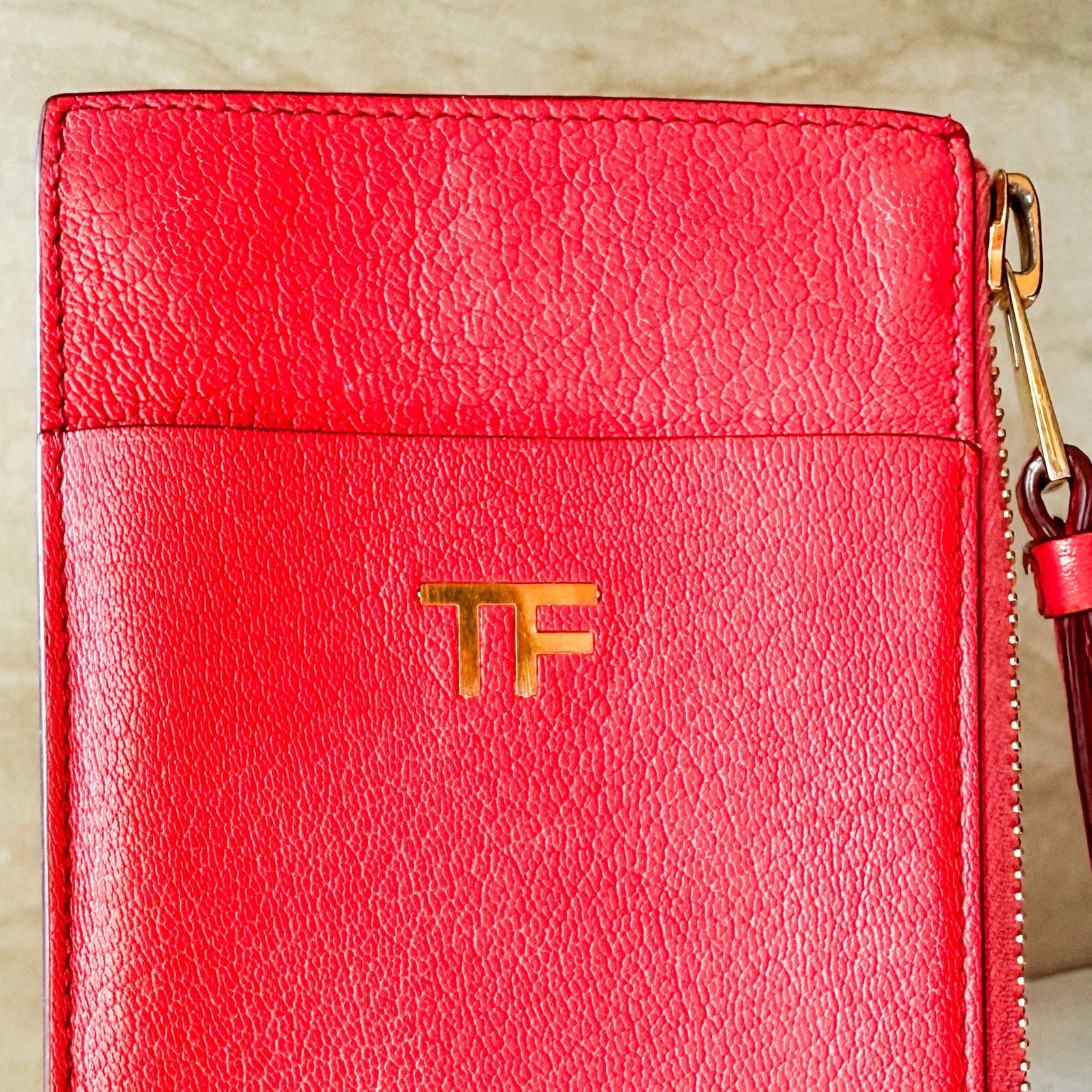 Tom Ford Tom Ford Grained Leather Wristlet Wallet Size ONE SIZE - 9 Thumbnail