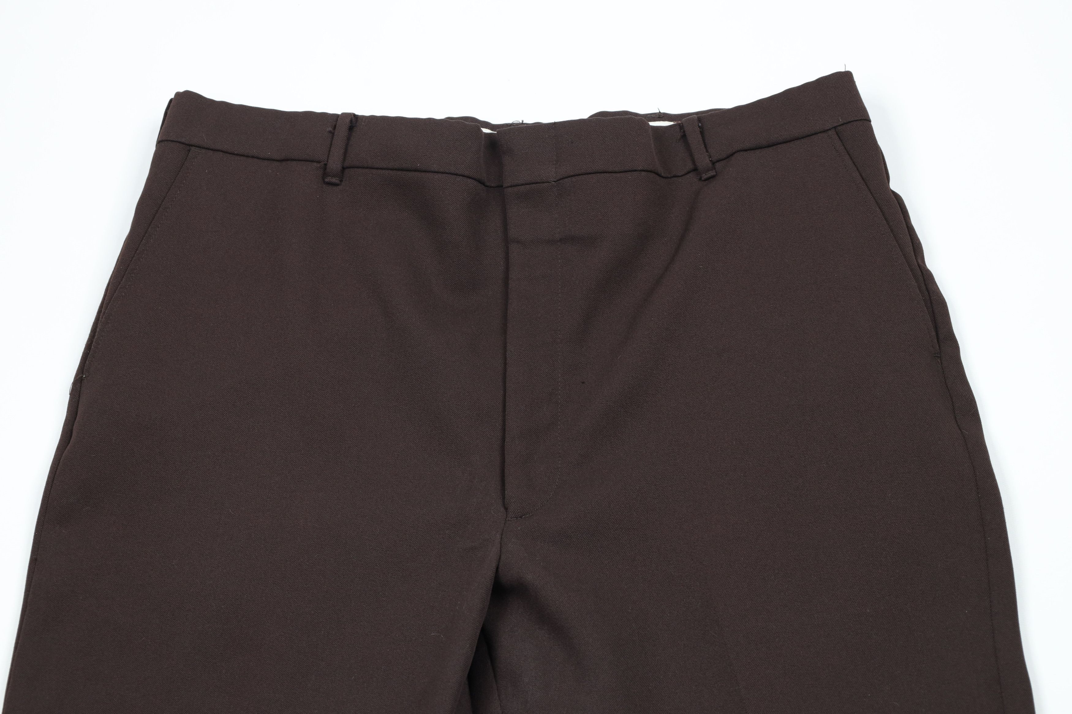 Vintage Vintage 70s Streetwear Bell Bottoms Chino Pants Brown USA Size US 36 / EU 52 - 2 Thumbnail