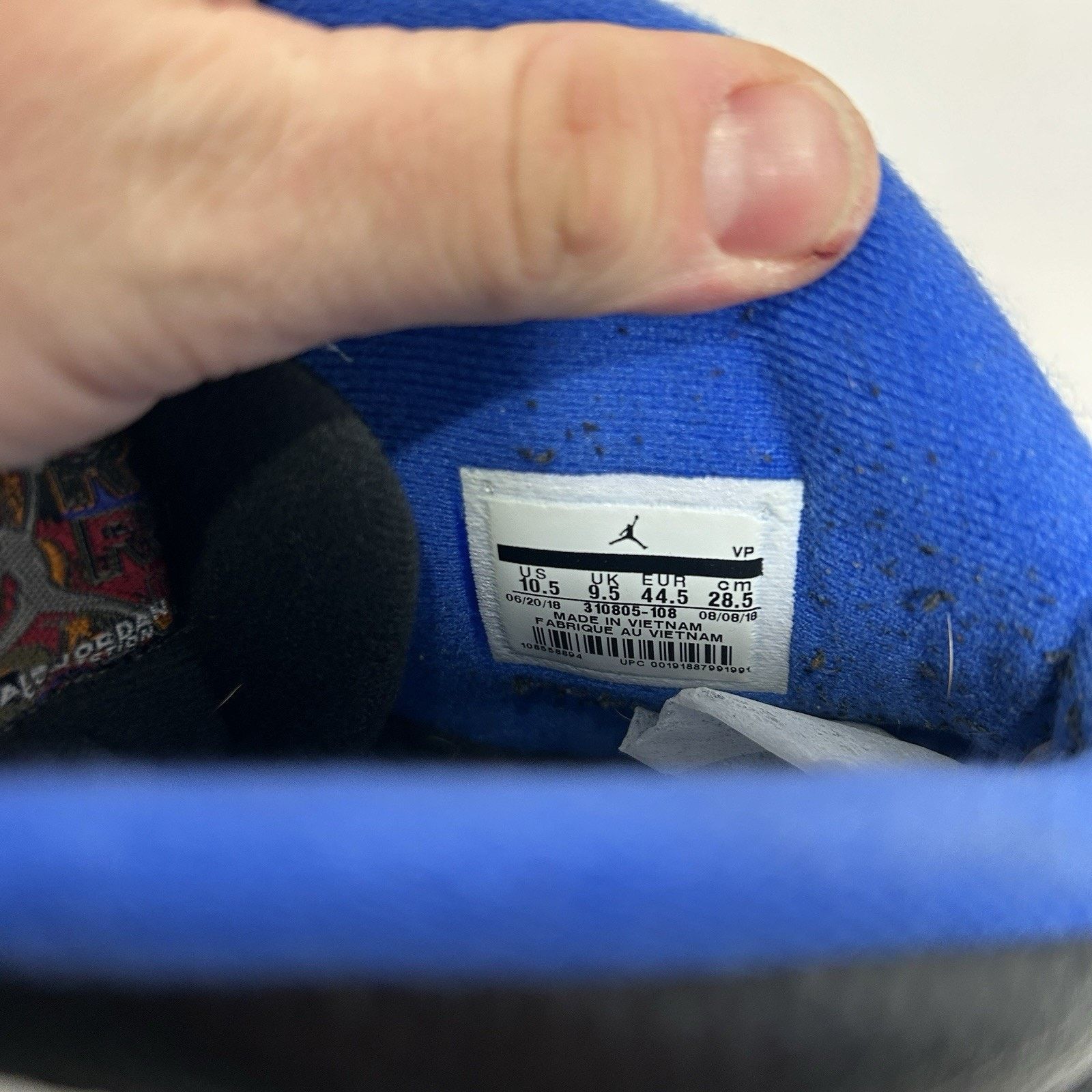 Jordan Brand Nike Air Jordan 10 Retro “Orlando Magic” 2018 Size US 10.5 / EU 43-44 - 8 Thumbnail
