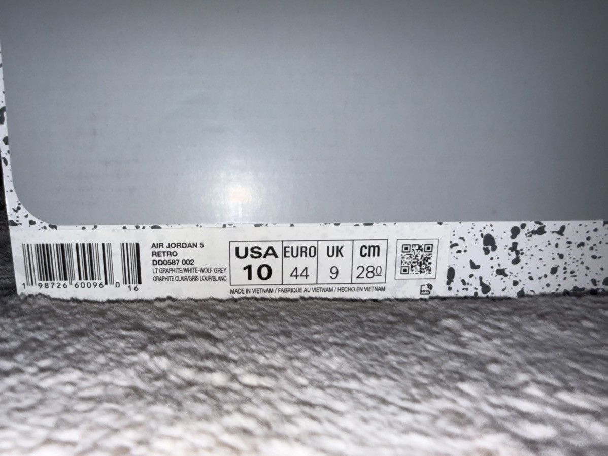 Jordan Brand Jordan 5 Wolf Grey Size US 10 / EU 43 - 6 Thumbnail