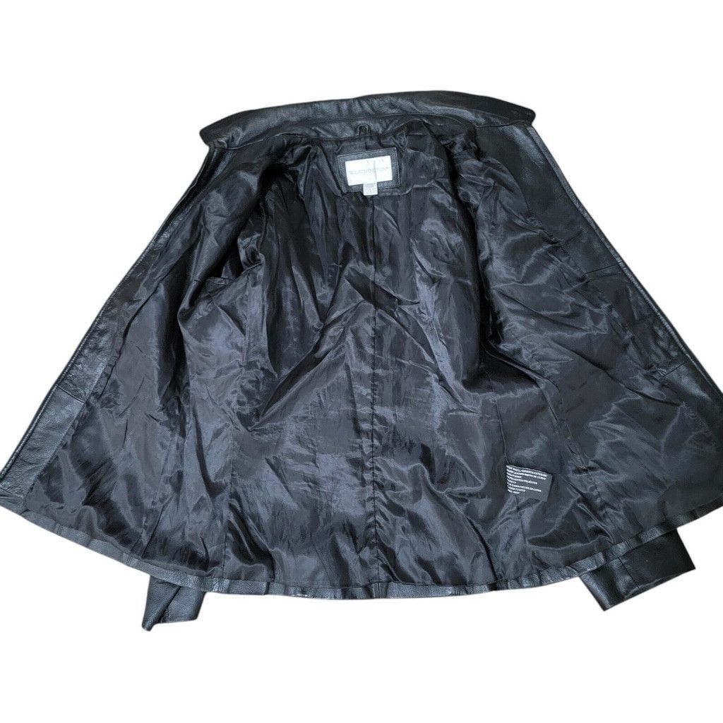 Worthington Worthington Genuine Leather Full-Zip Women's Jacket. Medium Size M / US 6-8 / IT 42-44 - 7 Thumbnail