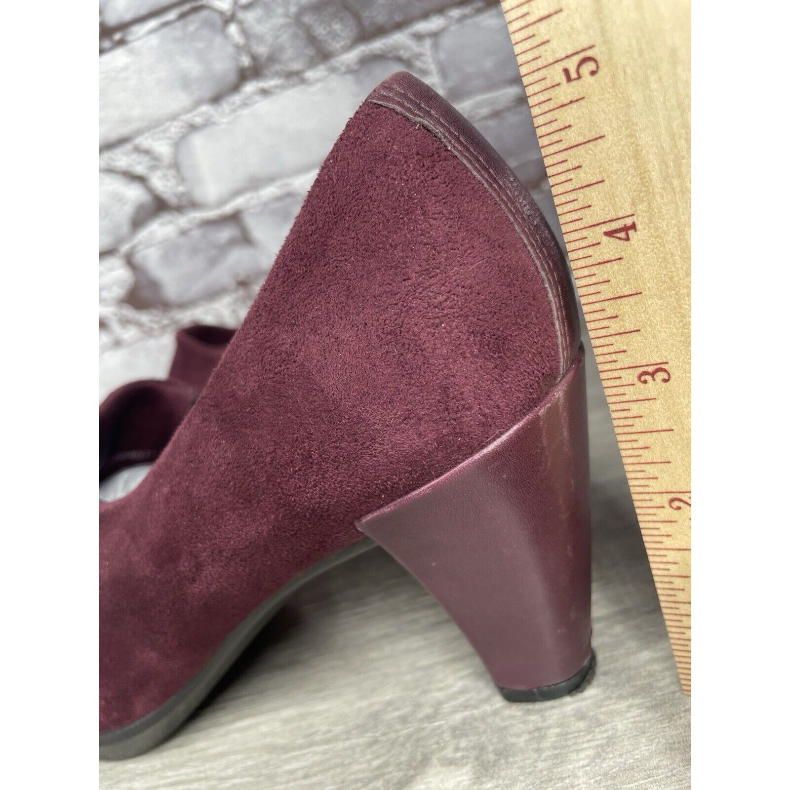 Ecco Ecco Danish Design Purple Plum Suede Leather Pumps Heels Wom Size US 9 / IT 39 - 9 Thumbnail