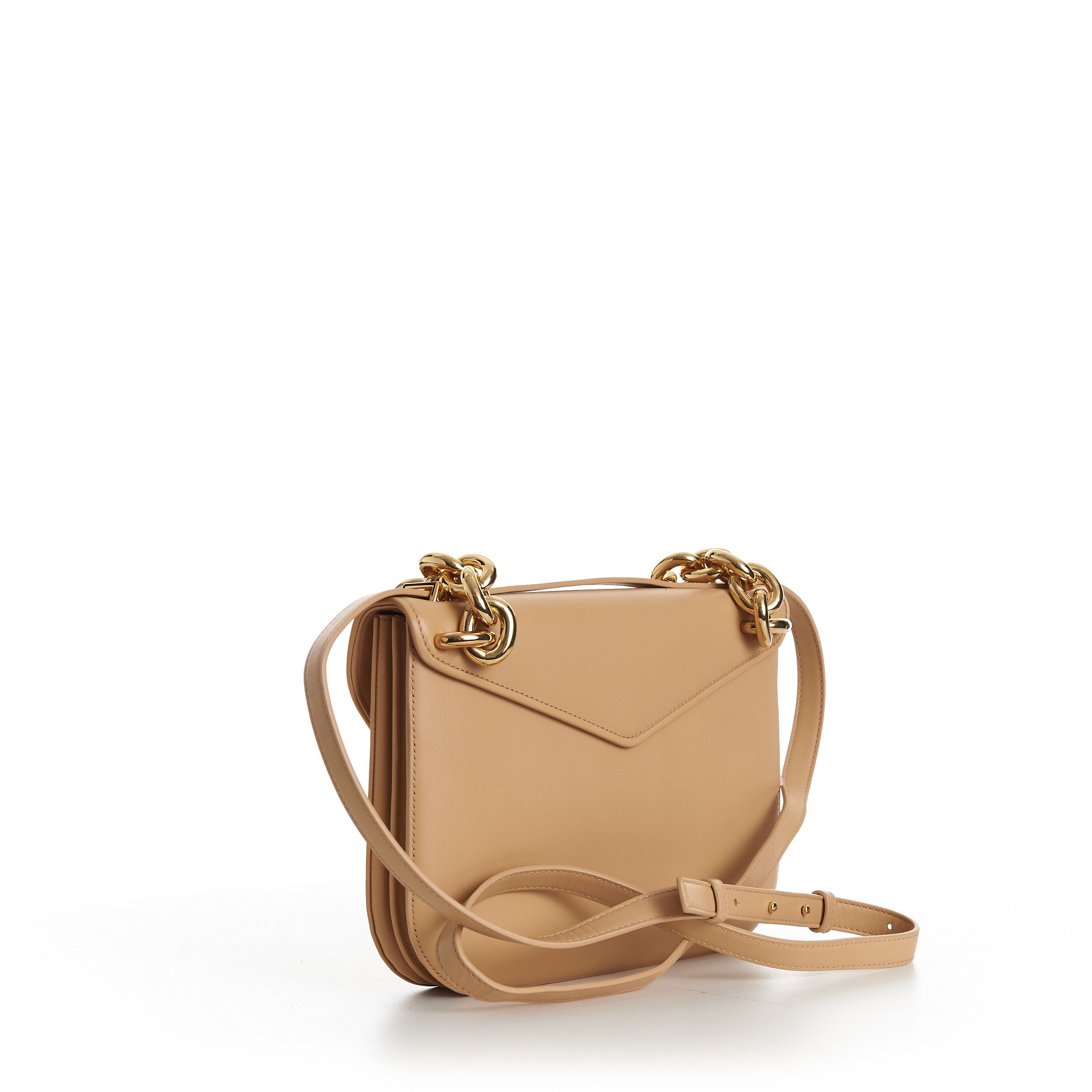 Bottega Veneta MOUNT Medium Envelope Chain Bag In Almond Leather Size ONE SIZE - 14 Thumbnail