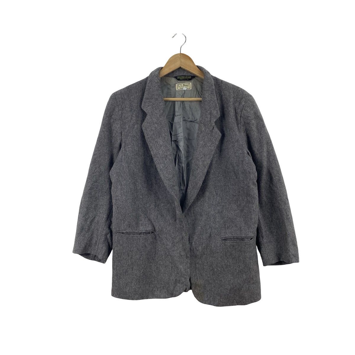 L.L. Bean Vintage L.L.BEAN Blazer Jacket Tailored Classic Workwear Size M / US 6-8 / IT 42-44 - 1 Thumbnail