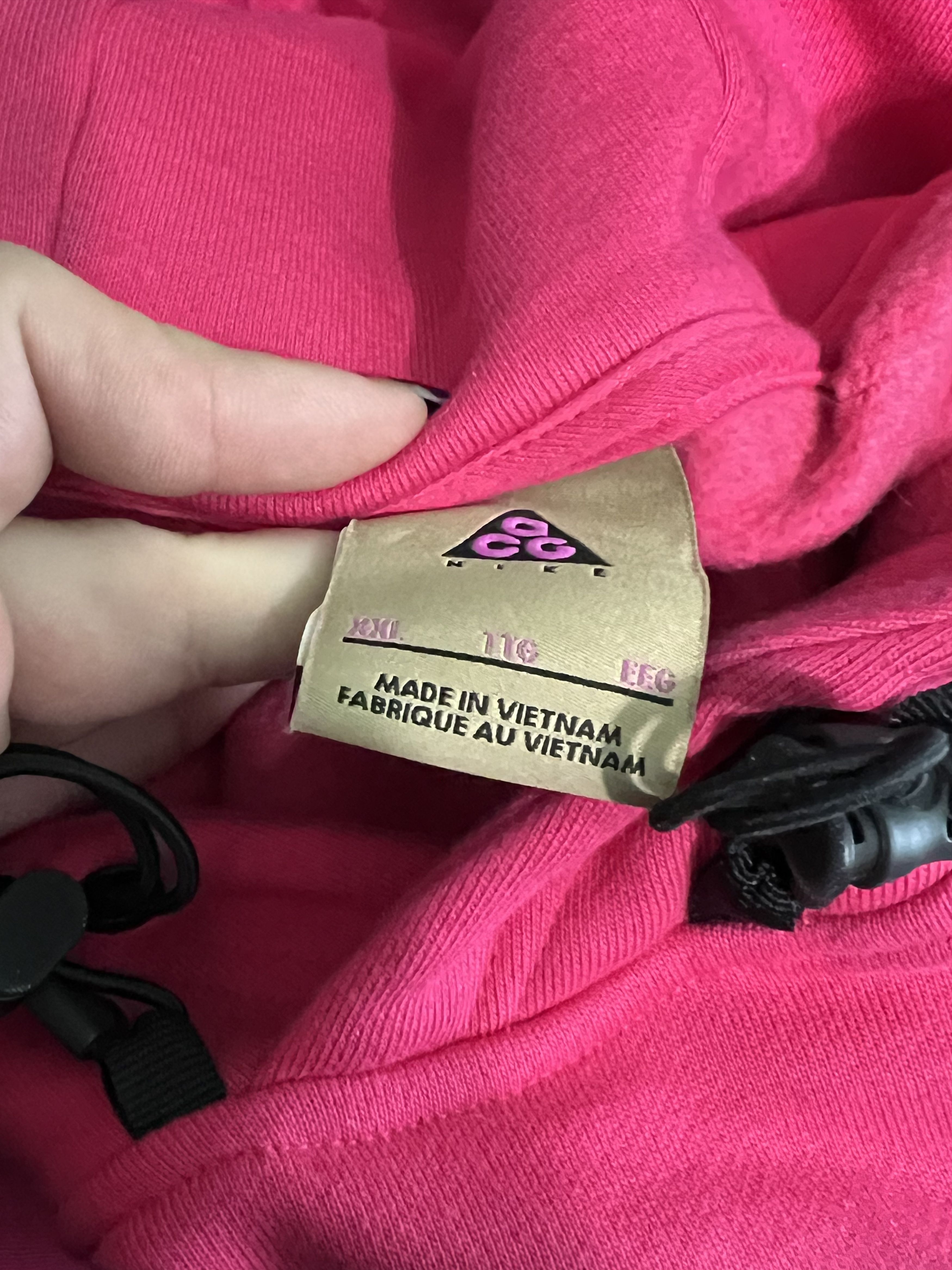 Nike ACG Pink ACG hoodie with Zip pocket Size US XXL / EU 58 / 5 - 3 Thumbnail