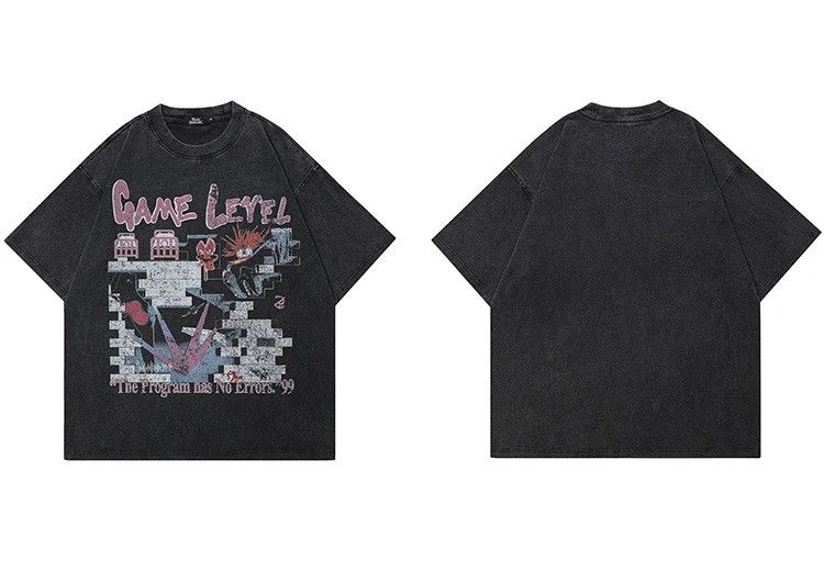 Japanese Brand × Vintage Arcade Gaming Oversized Printed Vintage T Shirt Size US XXL / EU 58 / 5 - 3 Thumbnail