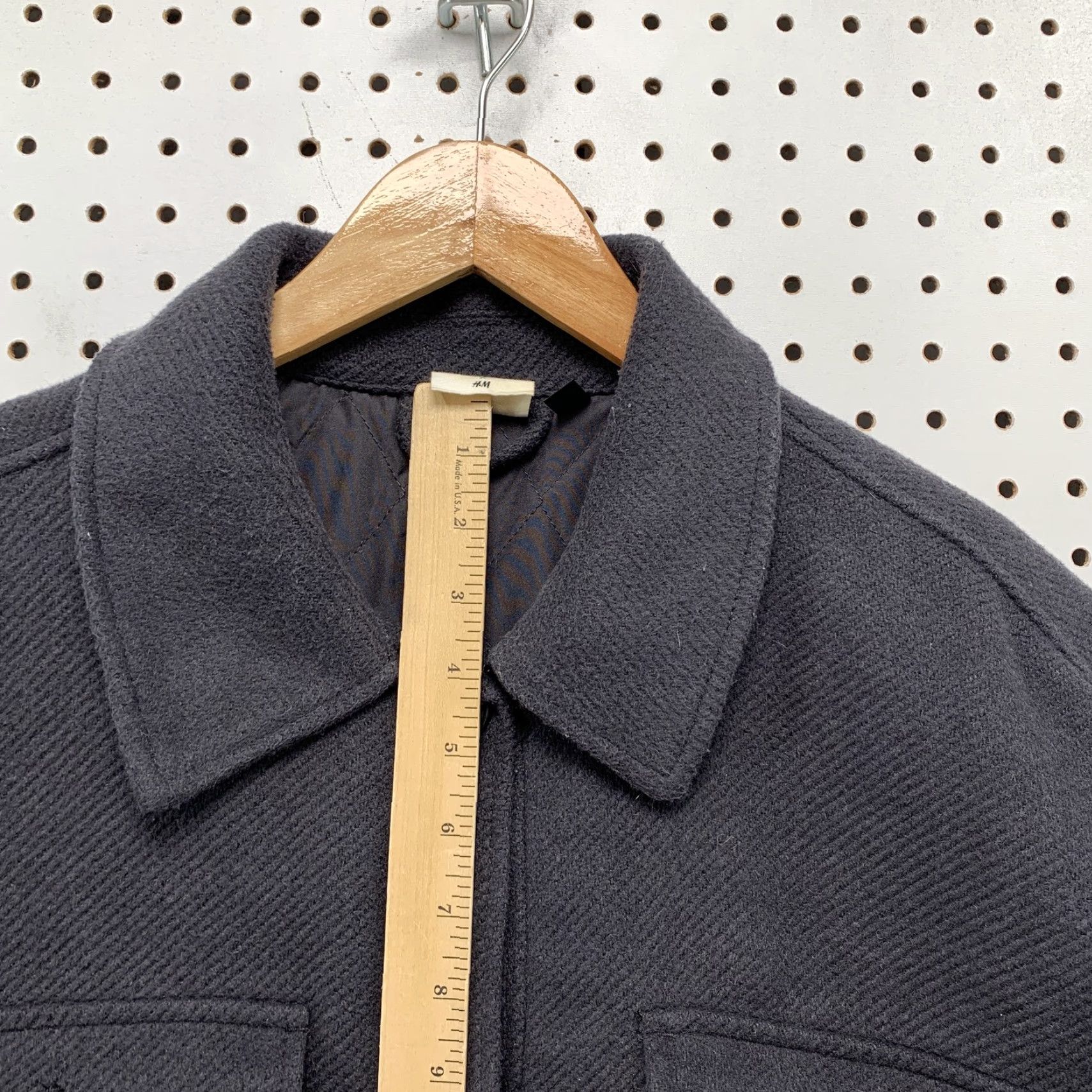Kangol Kangol H&M Jacket Black Large Button Up Shacket Collared Pockets Men L Size Polyester Jacket Size US L / EU 52-54 / 3 - 5 Thumbnail