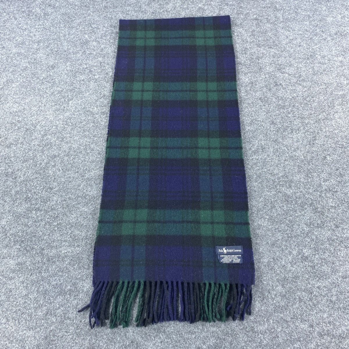 Polo Ralph Lauren × Vintage Polo Ralph Lauren Scarf # D572 # Muffler # Neckwear Size ONE SIZE - 1 Thumbnail