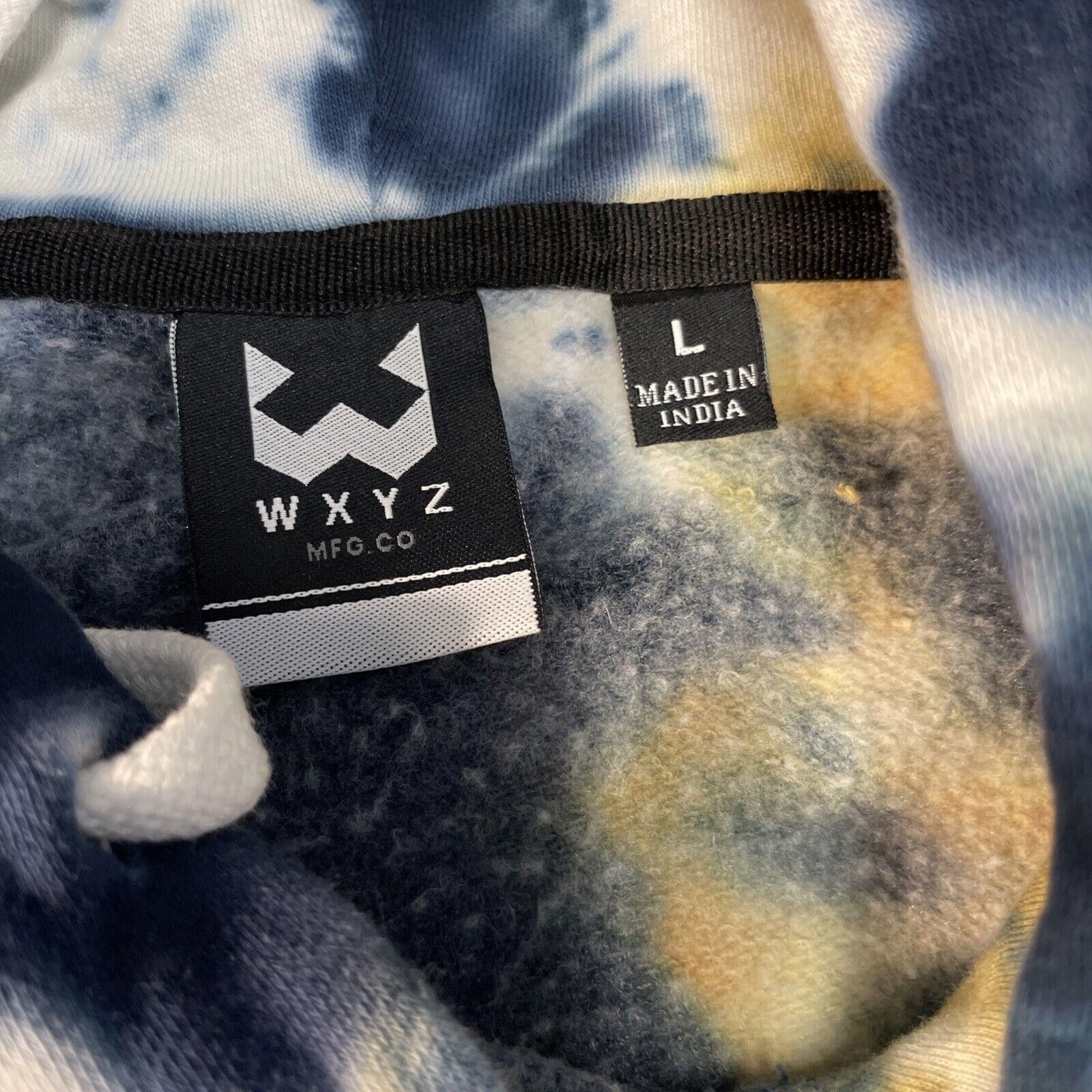 Designer WXYZ Tie Dye Pullover Hoodie Mens Size L Cotton VIBES Size US 34 / EU 50 - 3 Thumbnail