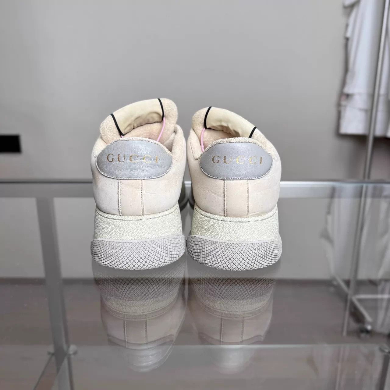 Gucci Gucci Gray & White Puffy Sneaker UK9.5 (43.5) Size US 10.5 / EU 43-44 - 5 Thumbnail