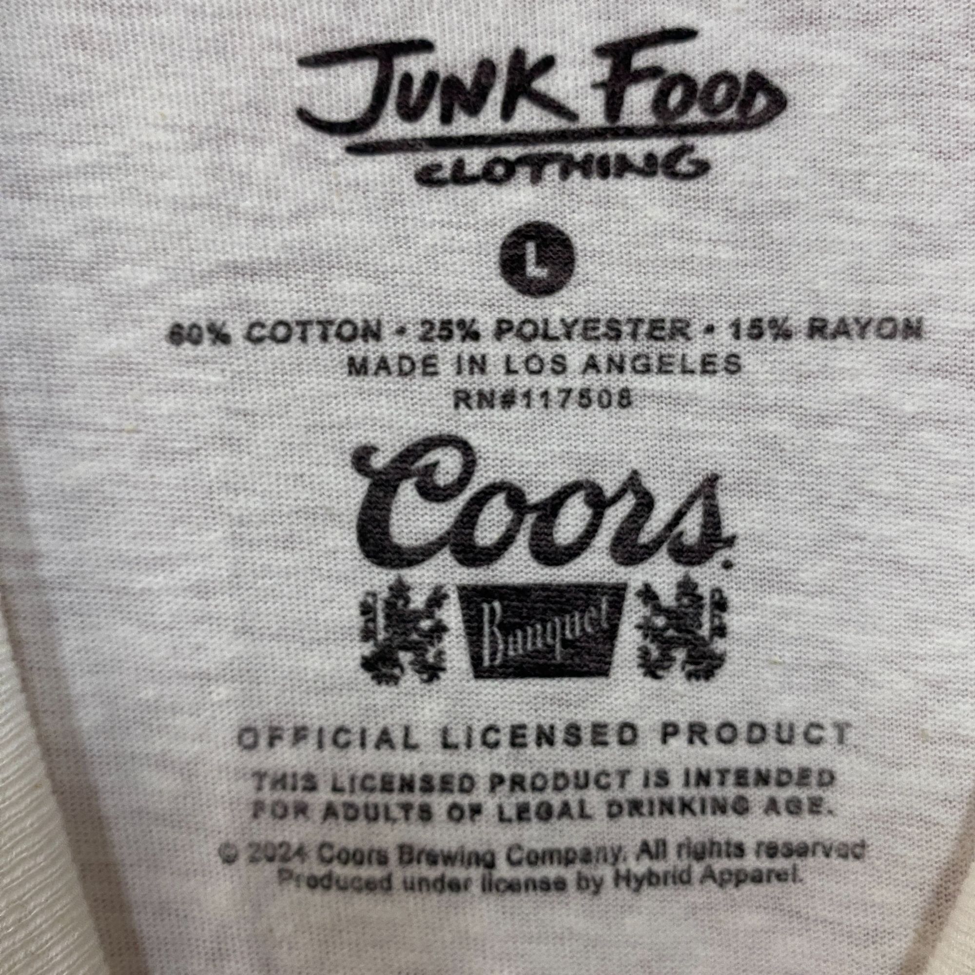 Junk Food Junk Food Clothing Coors Banquet Cowboy Vintage Style Graphi Size L / US 10 / IT 46 - 4 Thumbnail