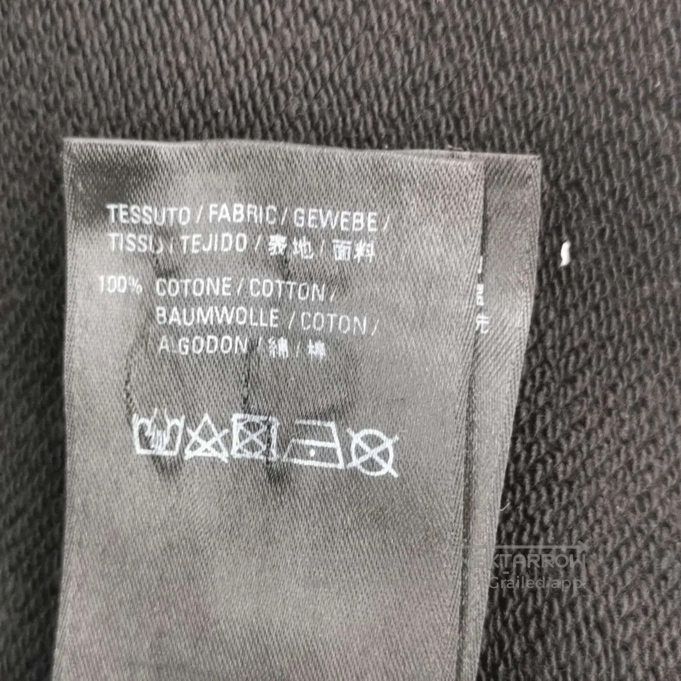 Balenciaga Balenciaga Black 'CREW' Logo Hoodie. Size US M / EU 48-50 / 2 - 9 Thumbnail
