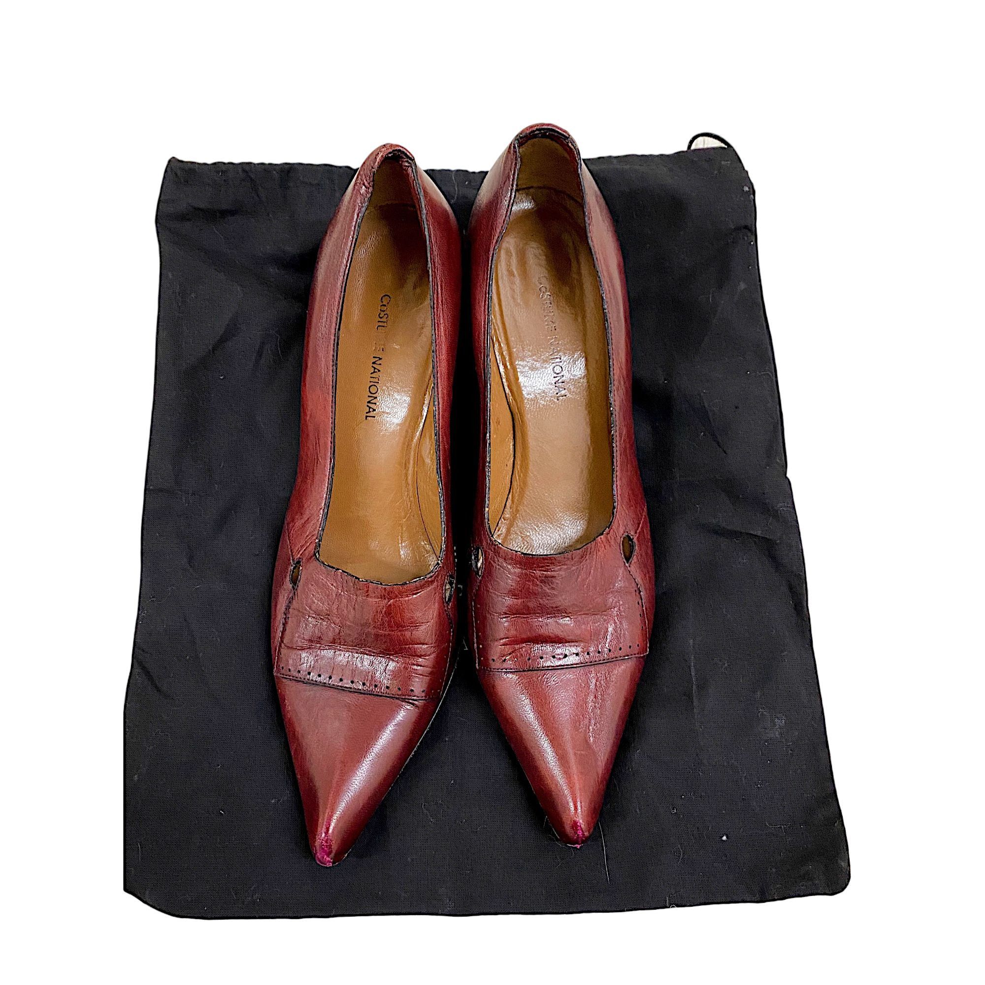 Costume National Vintage Y2K Costume National distressed pumps 38.5 EU, Dark Size US 8.5 / IT 38.5 - 1 Thumbnail