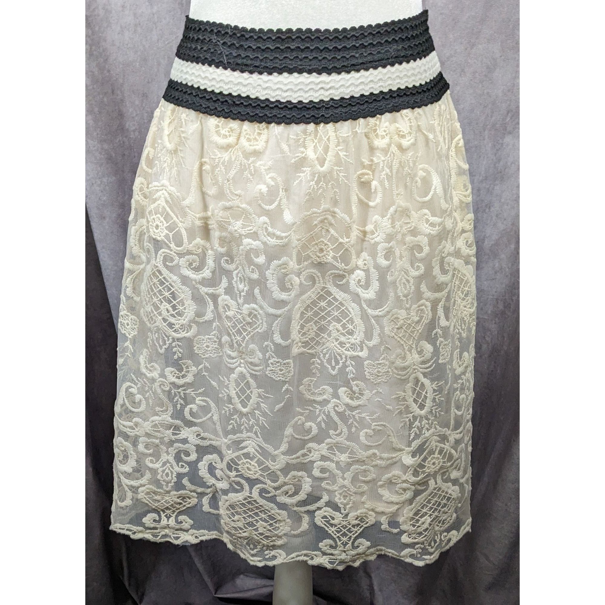 Other Jealous Tomato Coquette Heart Lace Skirt Size Small Size 26" / US 2 / IT 38 - 6 Thumbnail