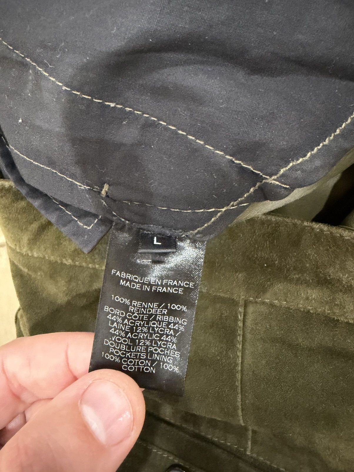 Balmain Balmain joggers suede green pants size L Size US 34 / EU 50 - 4 Thumbnail