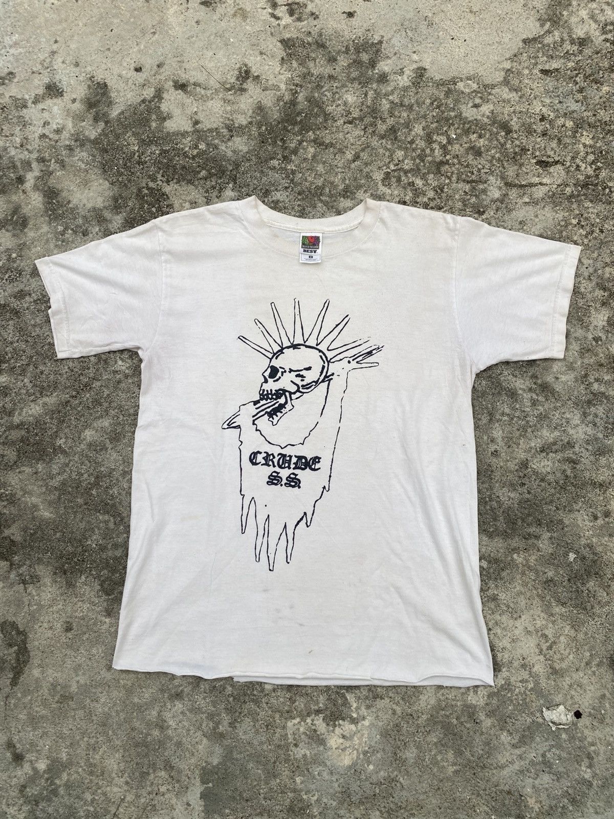 Vintage Vintage 90s Crude SS Crustpunk Rare Size US M / EU 48-50 / 2 - 1 Thumbnail