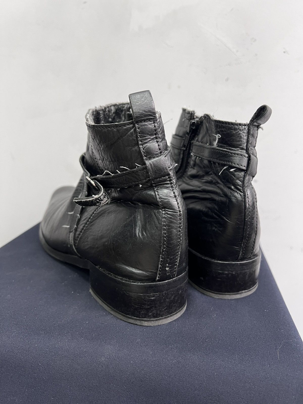 Other Leather Boots Black Streetwear Guidi Style y2k Size US 9 / EU 42 - 8 Thumbnail
