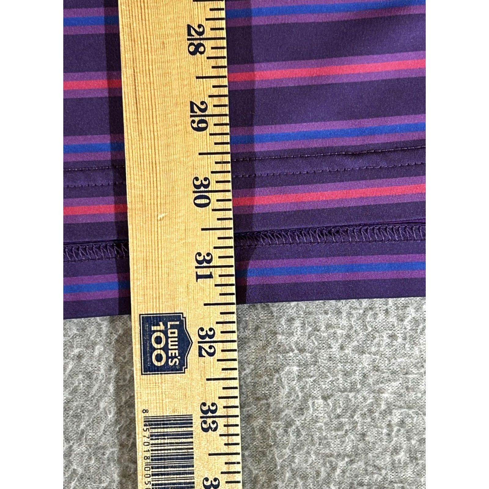 Peter Millar Peter Millar Polo Mens Large Shirt Golf Purple Stripe Summer Comfort Performance Moisture Wicking Quick Dry Short Sleeve 3-Button Collar Mens Size US L / EU 52-54 / 3 - 6 Thumbnail