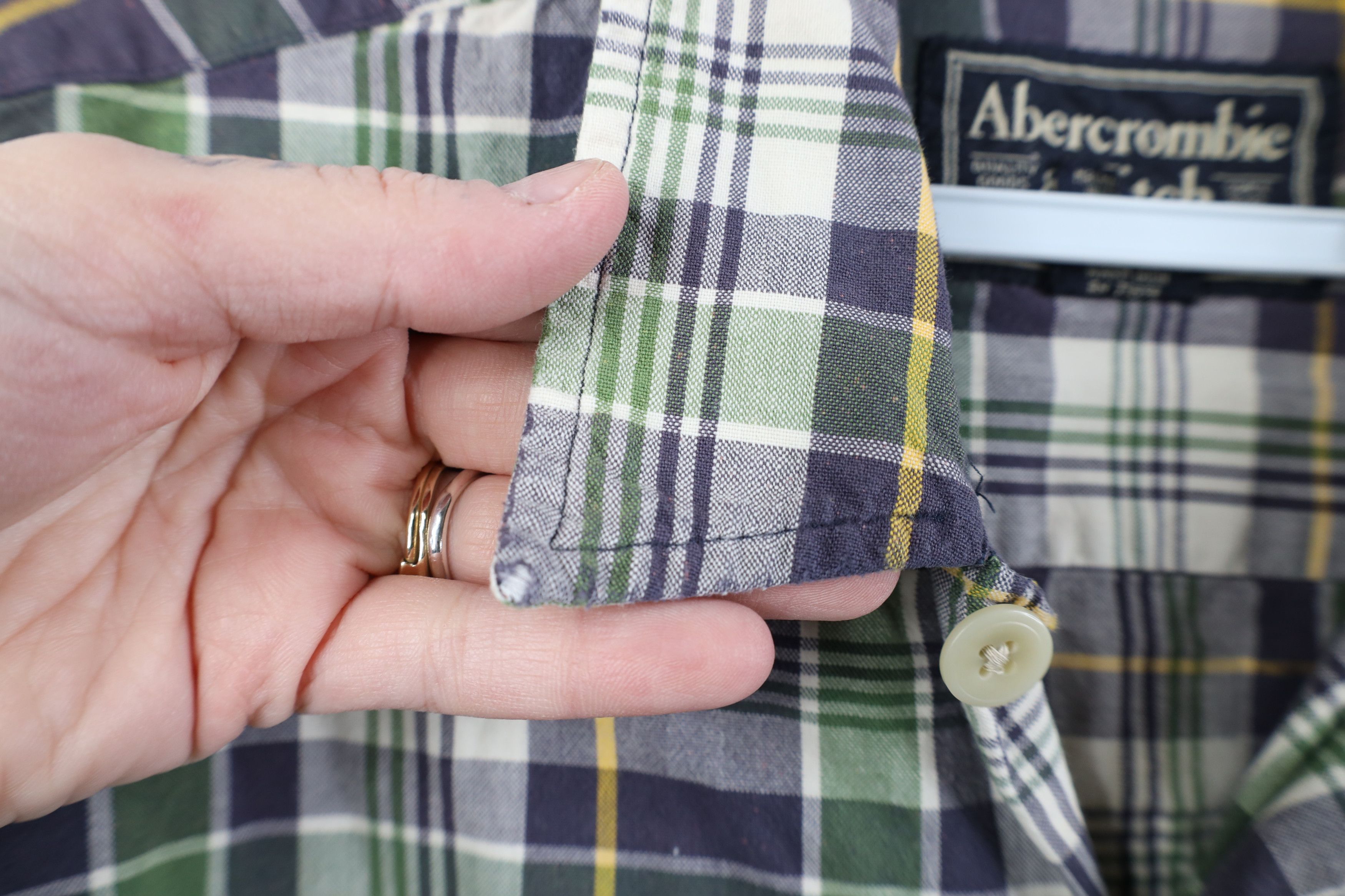 Abercrombie & Fitch Vintage 90s Abercrombie & Fitch Short Sleeve Button Shirt Size US L / EU 52-54 / 3 - 11 Thumbnail