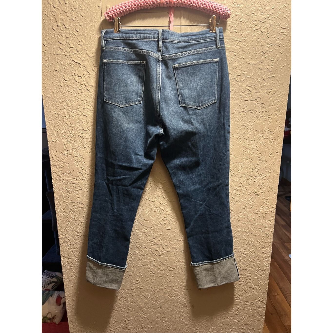 Frame Frame Le High Straight Blue Jeans Woman’s Size 31 Size 31" - 7 Thumbnail