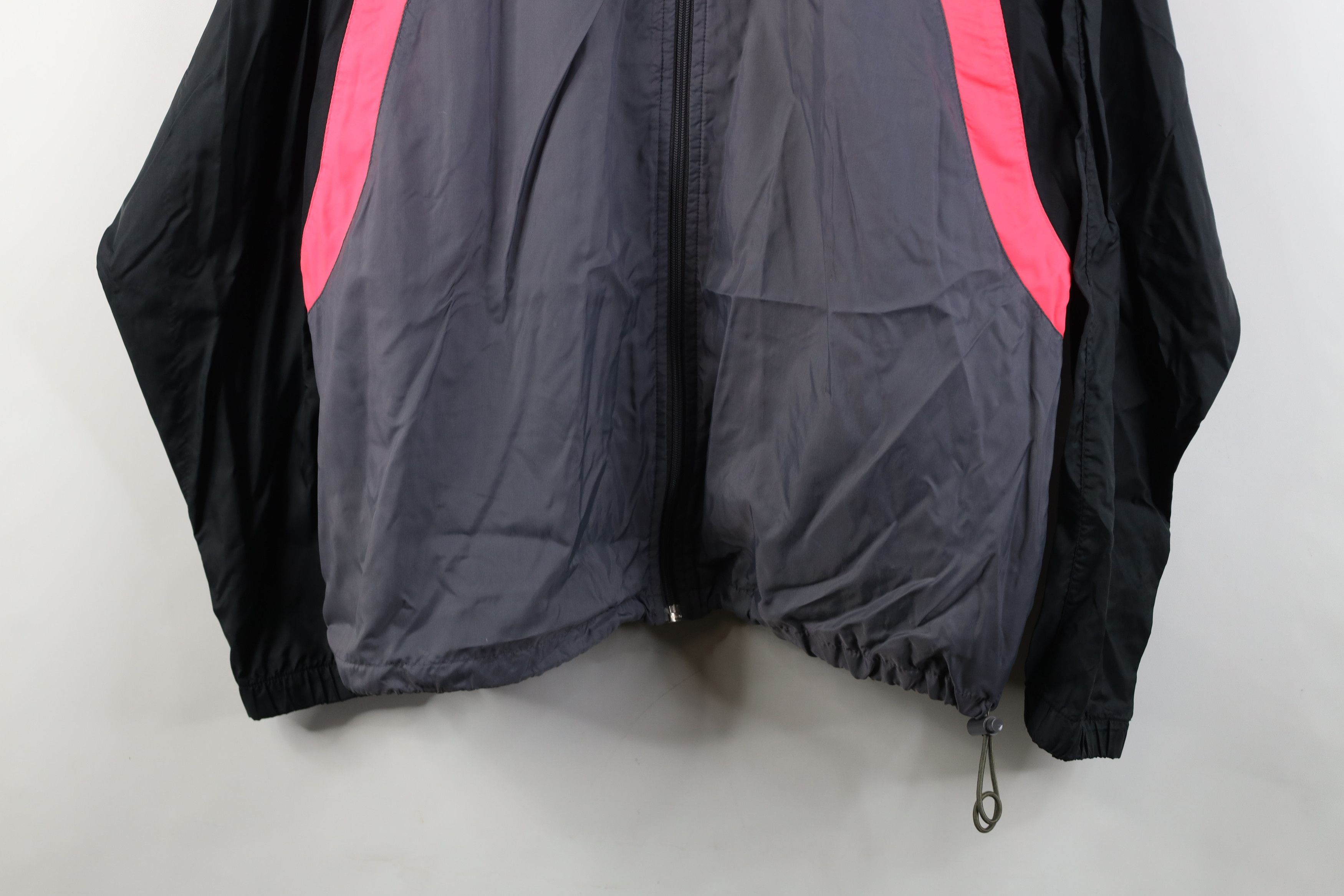 Nike Vintage 80s 90s Nike Mini Swoosh Hooded Windbreaker Jacket Size US L / EU 52-54 / 3 - 3 Thumbnail