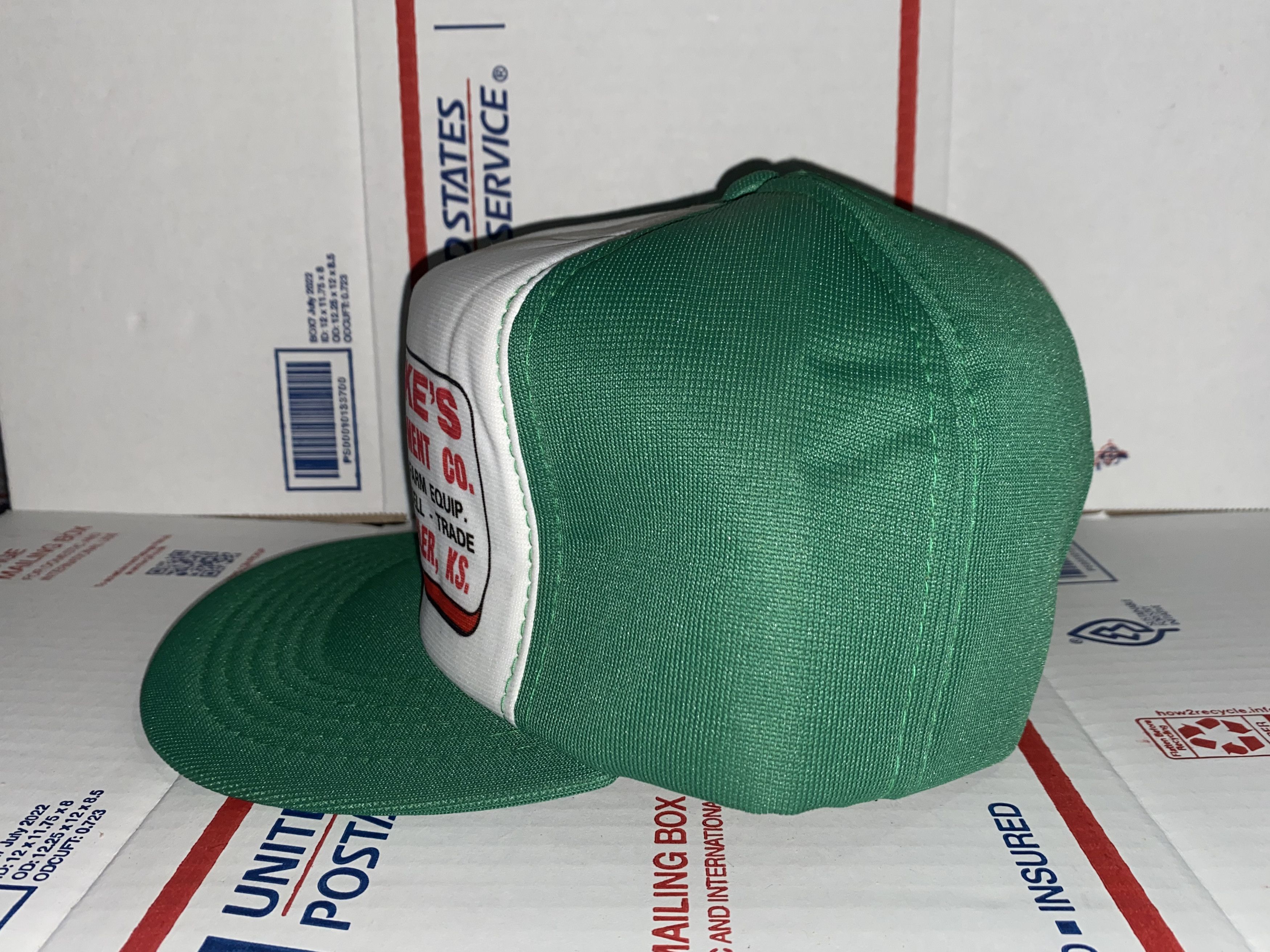 Vintage vtg Foam trucker Hat Mike's Farm Equipment Co. Cap kansas US Size ONE SIZE - 4 Thumbnail
