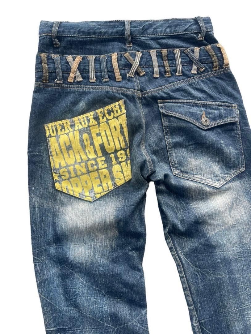 Japanese Brand Japanese Brand Double Waist Jeans Size US 32 / EU 48 - 7 Thumbnail