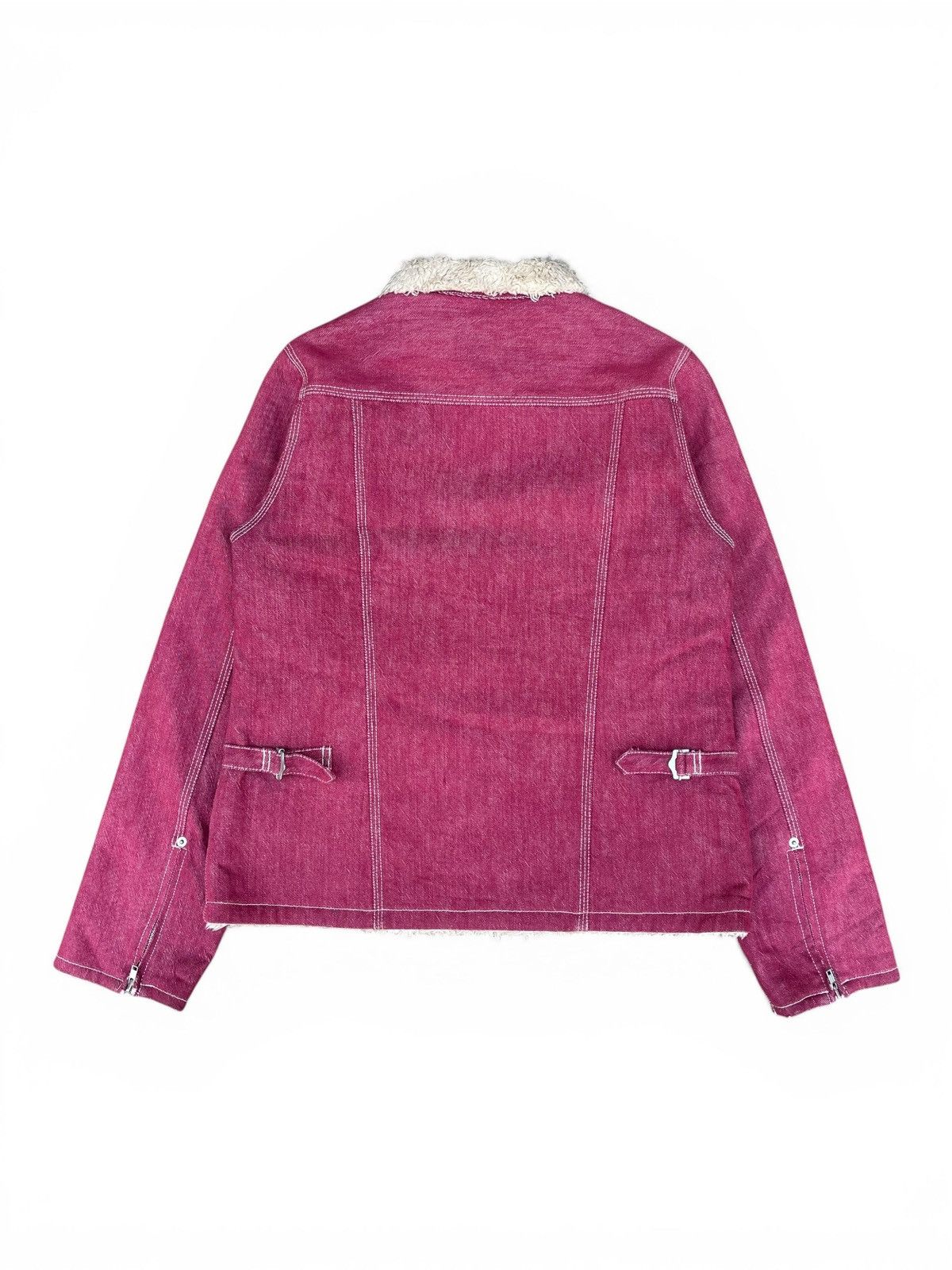 Japanese Brand Alternative Retro Denim Jacket Sherpa Size US M / EU 48-50 / 2 - 7 Thumbnail