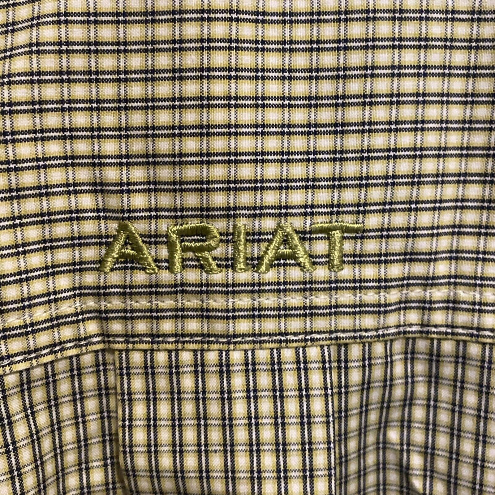 Ariat Ariat Shirt Mens Extra Large Green Pro Series Plaid Button U Size US XL / EU 56 / 4 - 9 Thumbnail