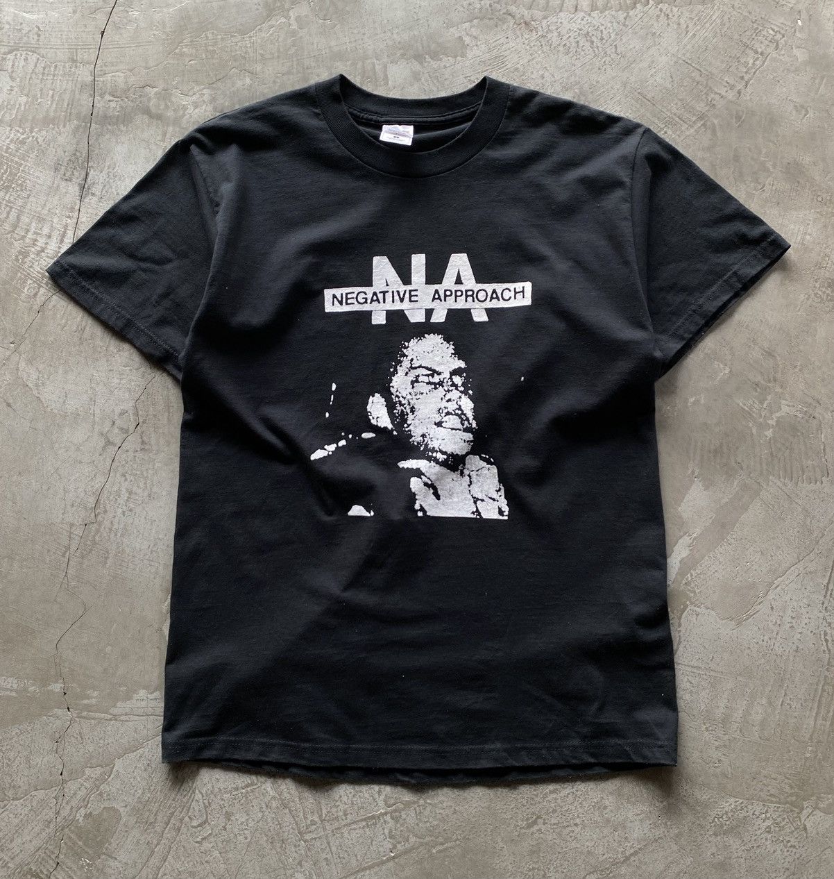 Vintage Vintage 1990s Negative Approach Size US L / EU 52-54 / 3 - 1 Thumbnail