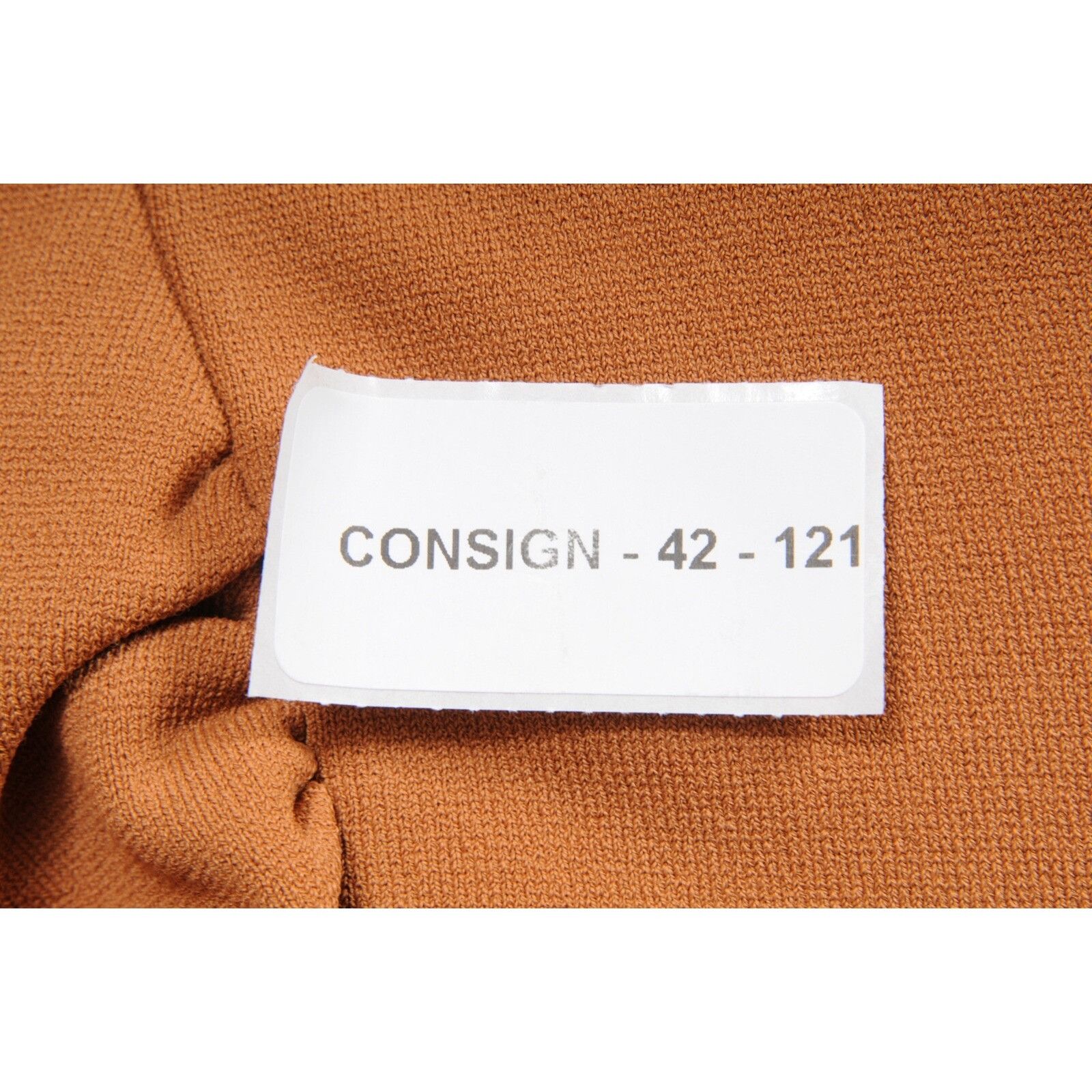 Stella McCartney Ruched Shoulder Midi Dress Size 42 Brown Size M / US 6-8 / IT 42-44 - 12 Thumbnail