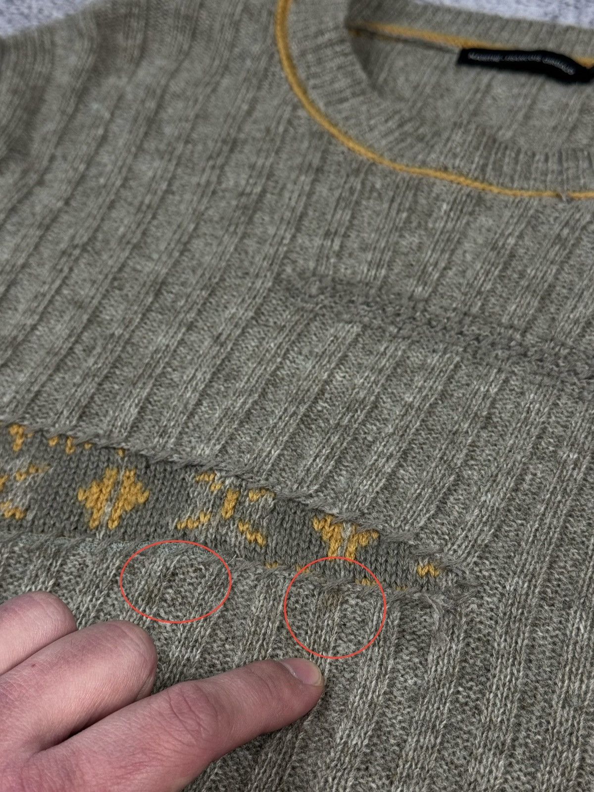 Marithe + Francois Girbaud × Vintage Rare Marithe Francois Girbaud Wool Asymmetrical Sweater Size US M / EU 48-50 / 2 - 11 Thumbnail