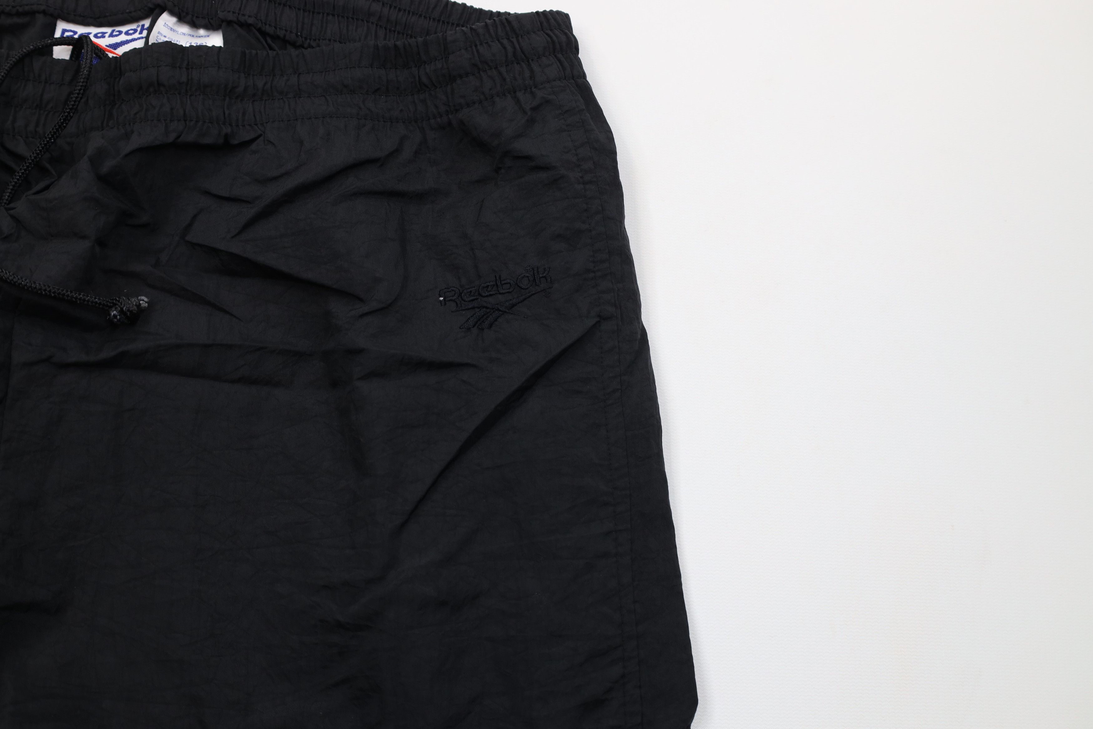 Reebok Vintage 90s Reebok Spell Out Windbreaker Joggers Pants Black Size US 36 / EU 52 - 6 Thumbnail