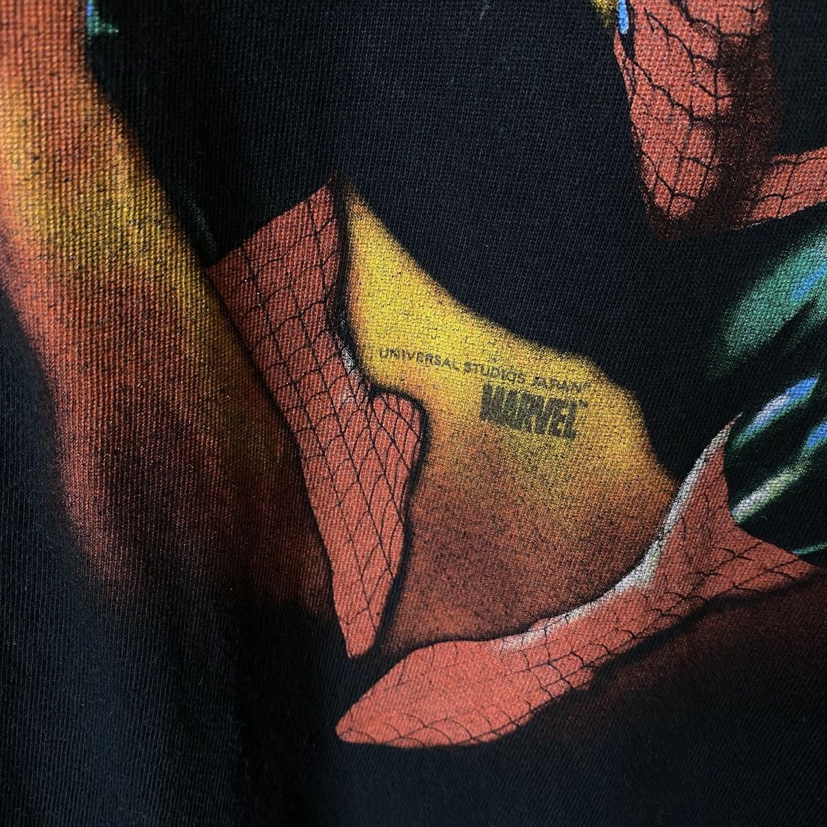 Universal Studios Vintage 2000s Spiderman Promo T Shirt Size US M / EU 48-50 / 2 - 3 Thumbnail