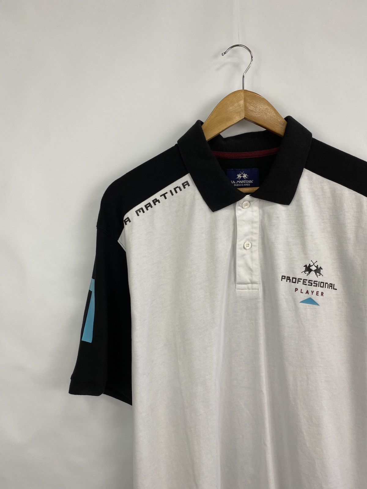 La Martina 🇦🇷Vintage La Martina Buenos Aires Polo T-Shirt Rare Retro Y2K Size US XL / EU 56 / 4 - 3 Thumbnail