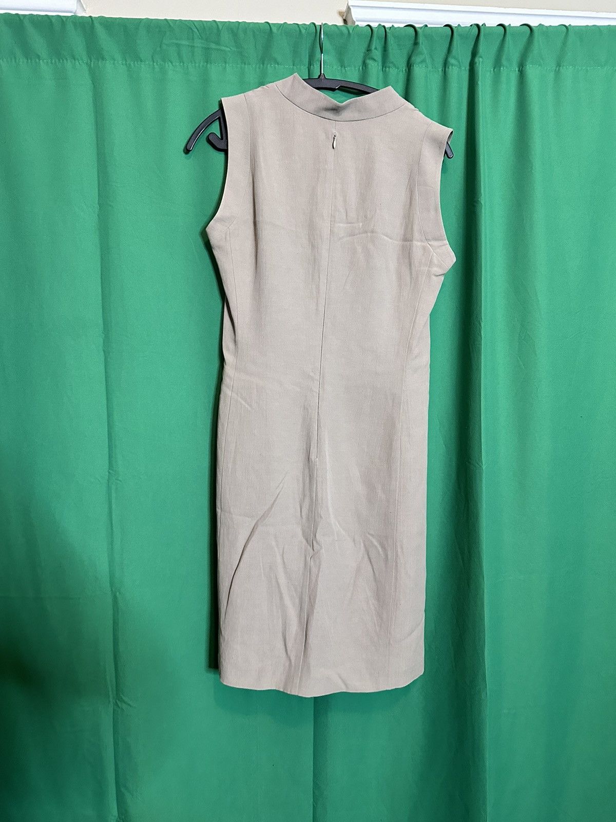 Armani Collezioni Linen blend sleeveless paneled lined dress Italy Size M / US 6-8 / IT 42-44 - 7 Thumbnail
