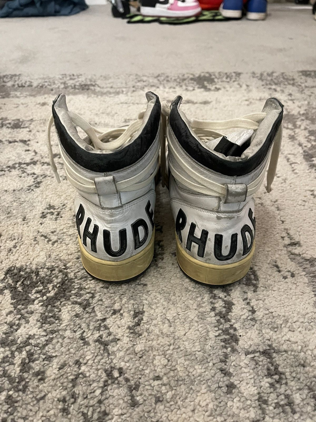Rhude rhude rhecess hi top sneaker Size US 9 / EU 42 - 5 Thumbnail