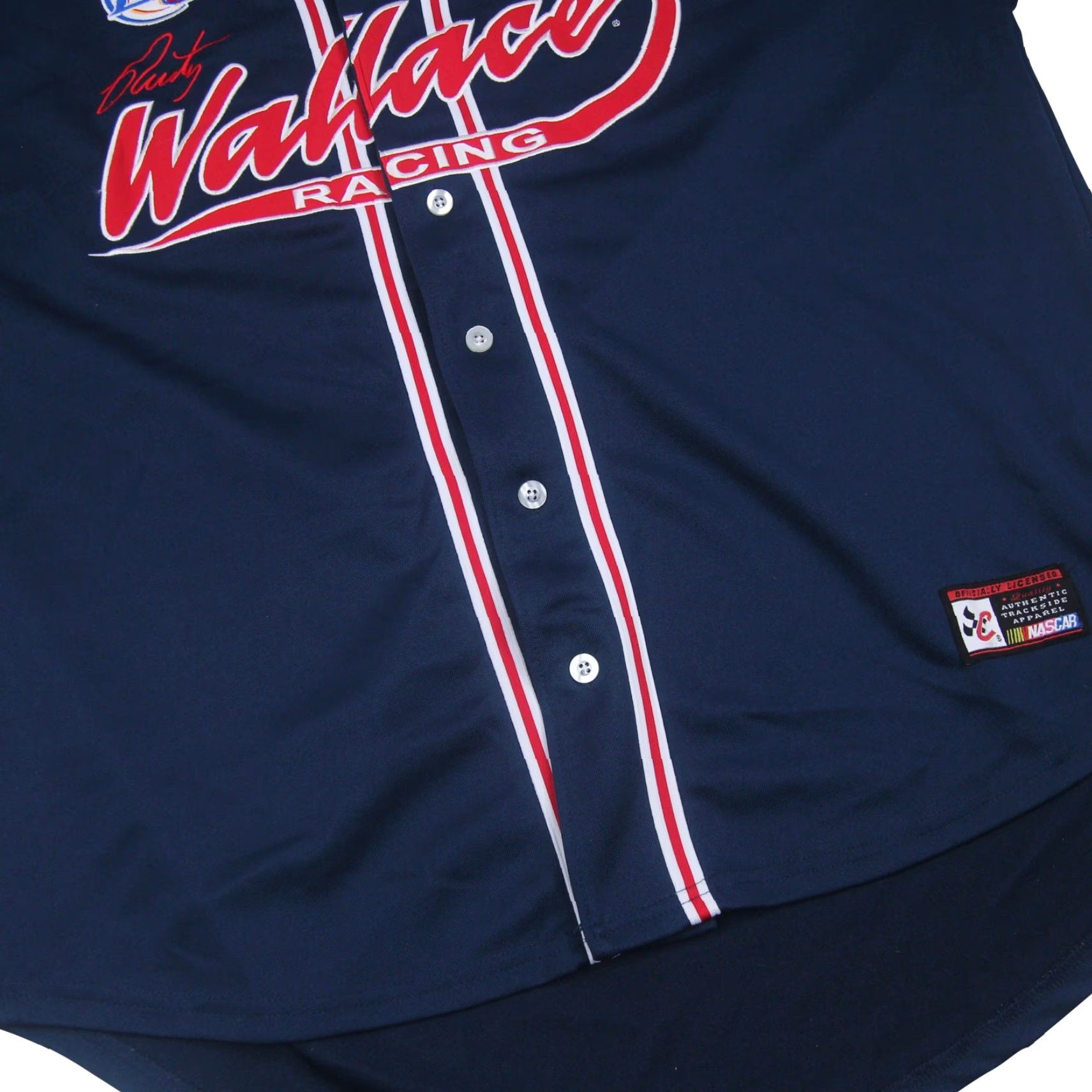 Chase Authentics VINTAGE Chase Authentics Rusty Wallace Mens XXL Baseball Jersey Blue Shirt 2XL Adult Mens Nike Size US XXL / EU 58 / 5 - 3 Thumbnail