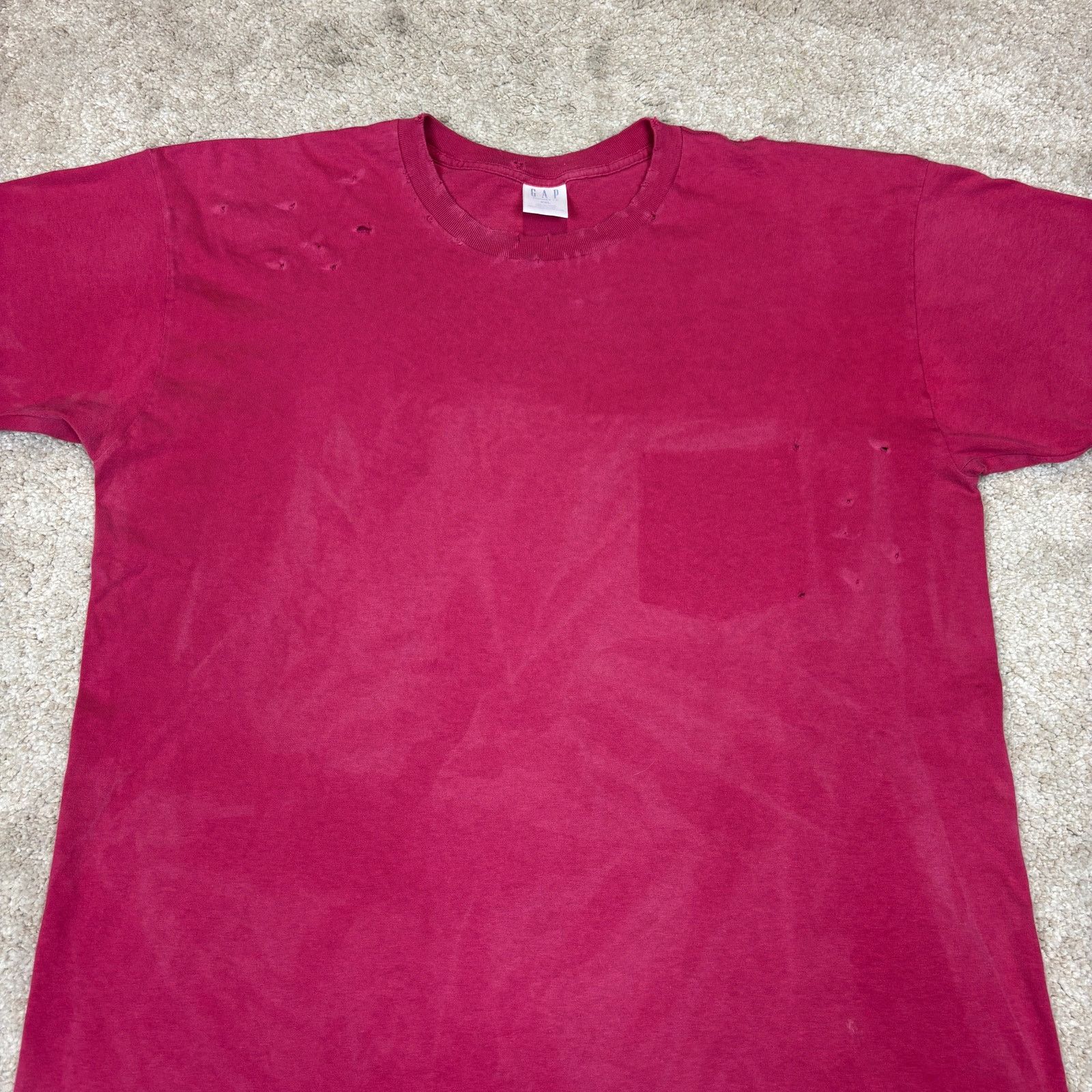 Gap Vintage 90s Gap Pocket T Shirt Shadow Pocket Men's 2XL Boxy Size US XXL / EU 58 / 5 - 2 Thumbnail