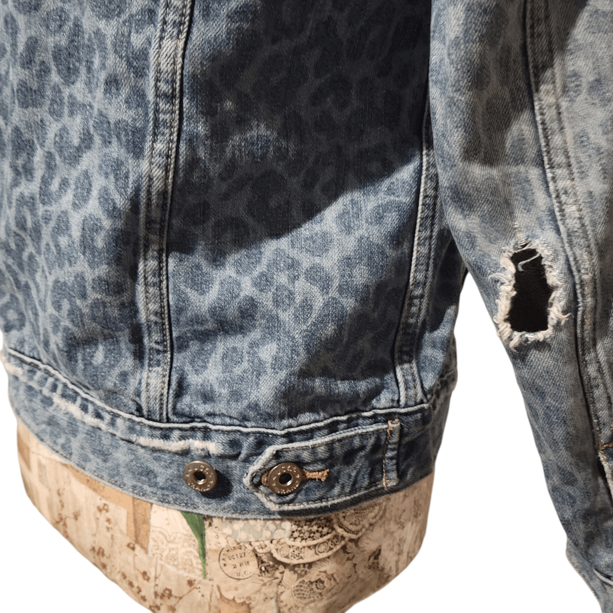 Lucky Brand Lucky Brand The Tomboy Trucker Blue Jean Jacket Size M / US 6-8 / IT 42-44 - 12 Thumbnail