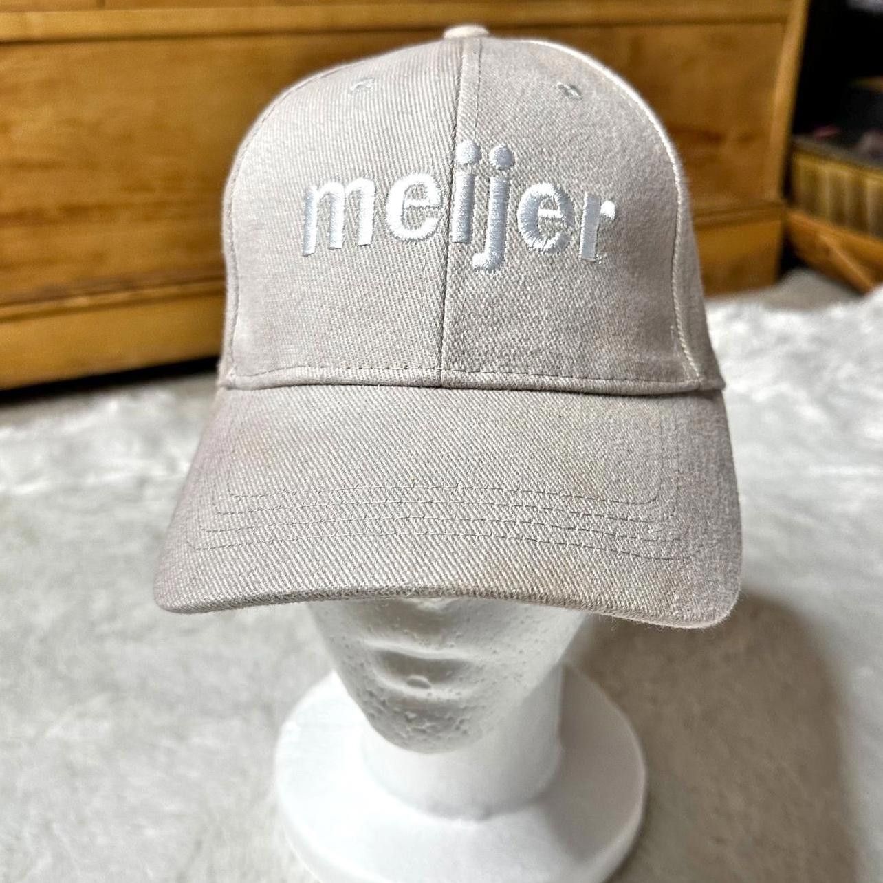 Designer Meijer Unisex Beige Dad Hat Embroidered Logo Adjustable Cap Size ONE SIZE - 2 Thumbnail