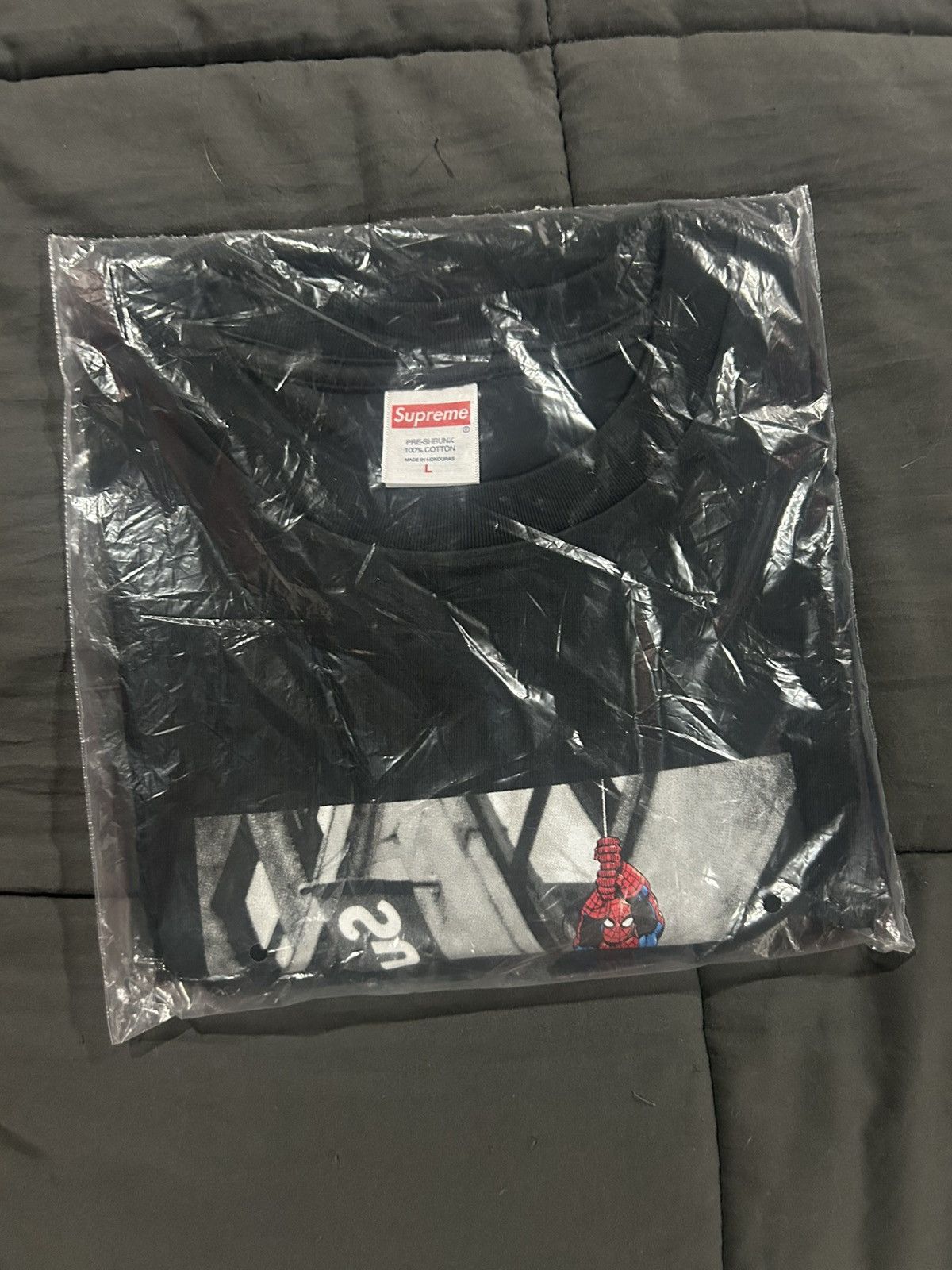 Supreme X Spider-Man Tee- Black - SS26 - Large- New