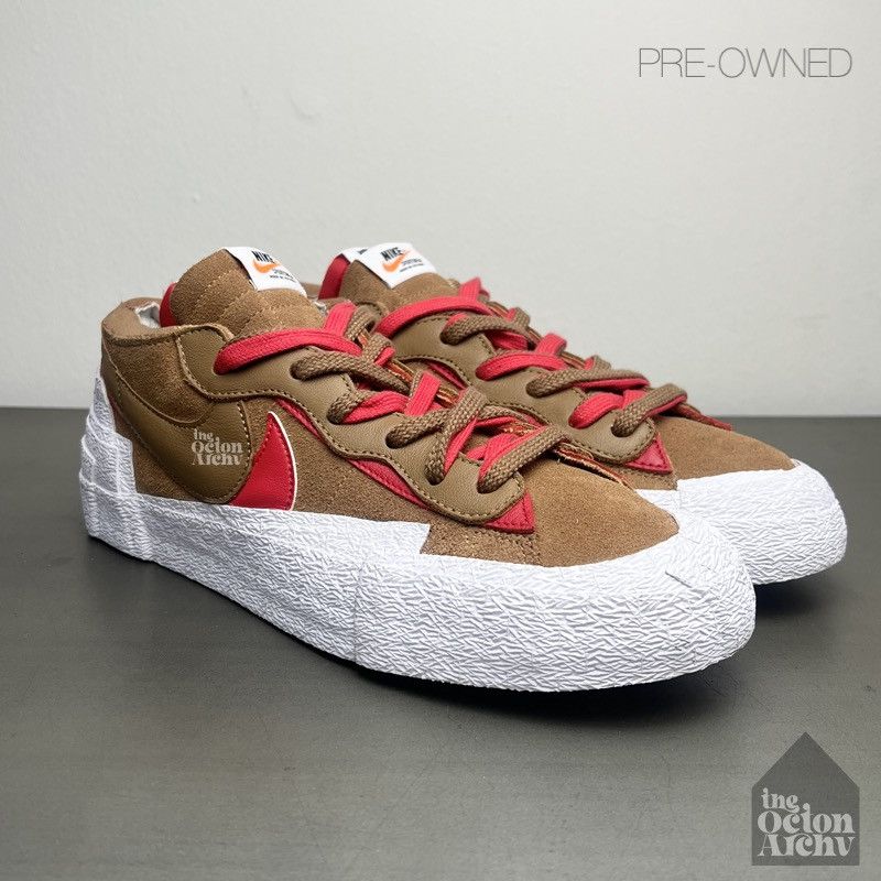 Nike × Sacai Nike x Sacai Blazer Low 'British Tan' DD1877-200 Size US 10.5 / EU 43-44 - 1 Thumbnail