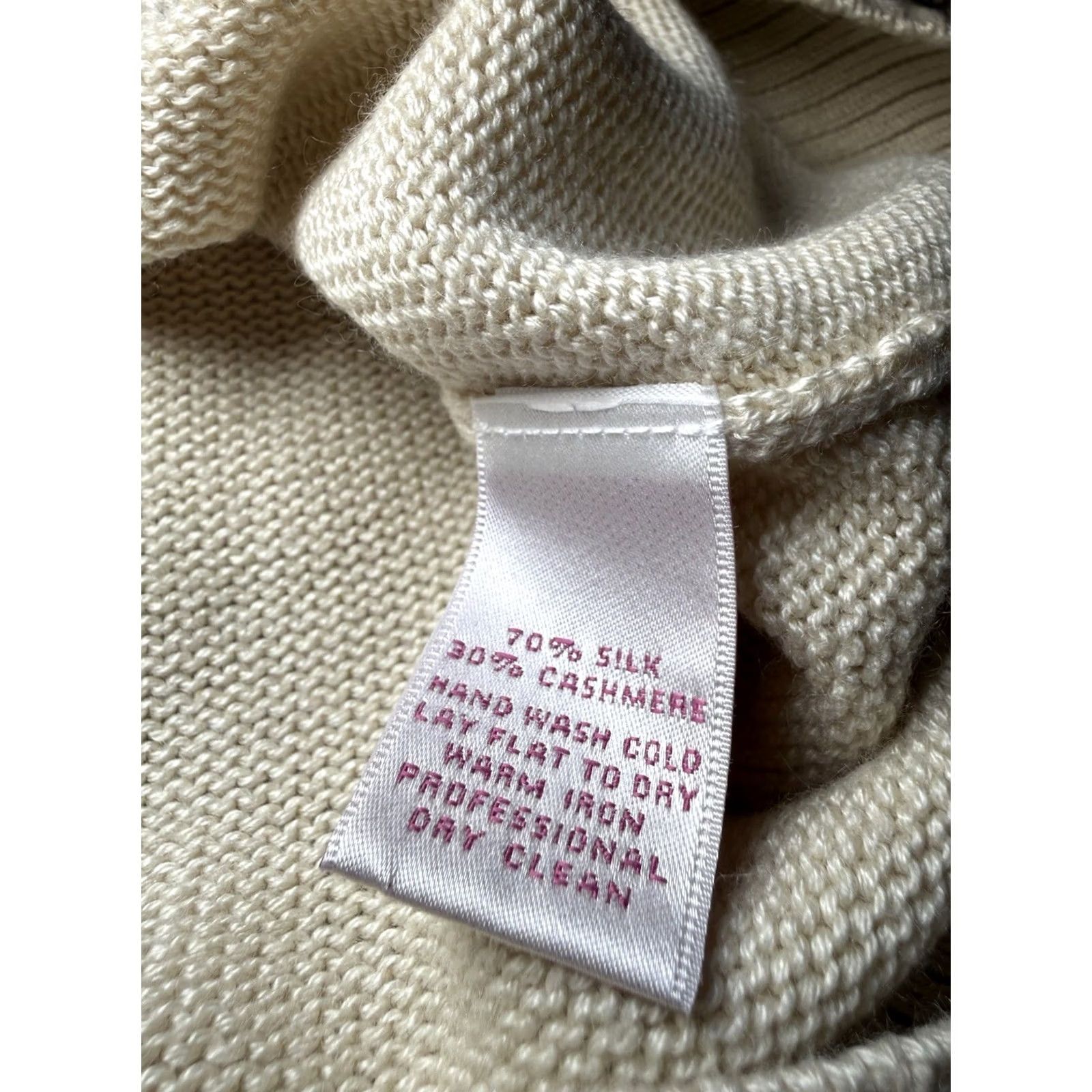 Peter Millar Peter Millar Polo Shirt Beige M Mens Silk Cashmere Blend Knit Stretch Short Sleeve Size US M / EU 48-50 / 2 - 6 Thumbnail